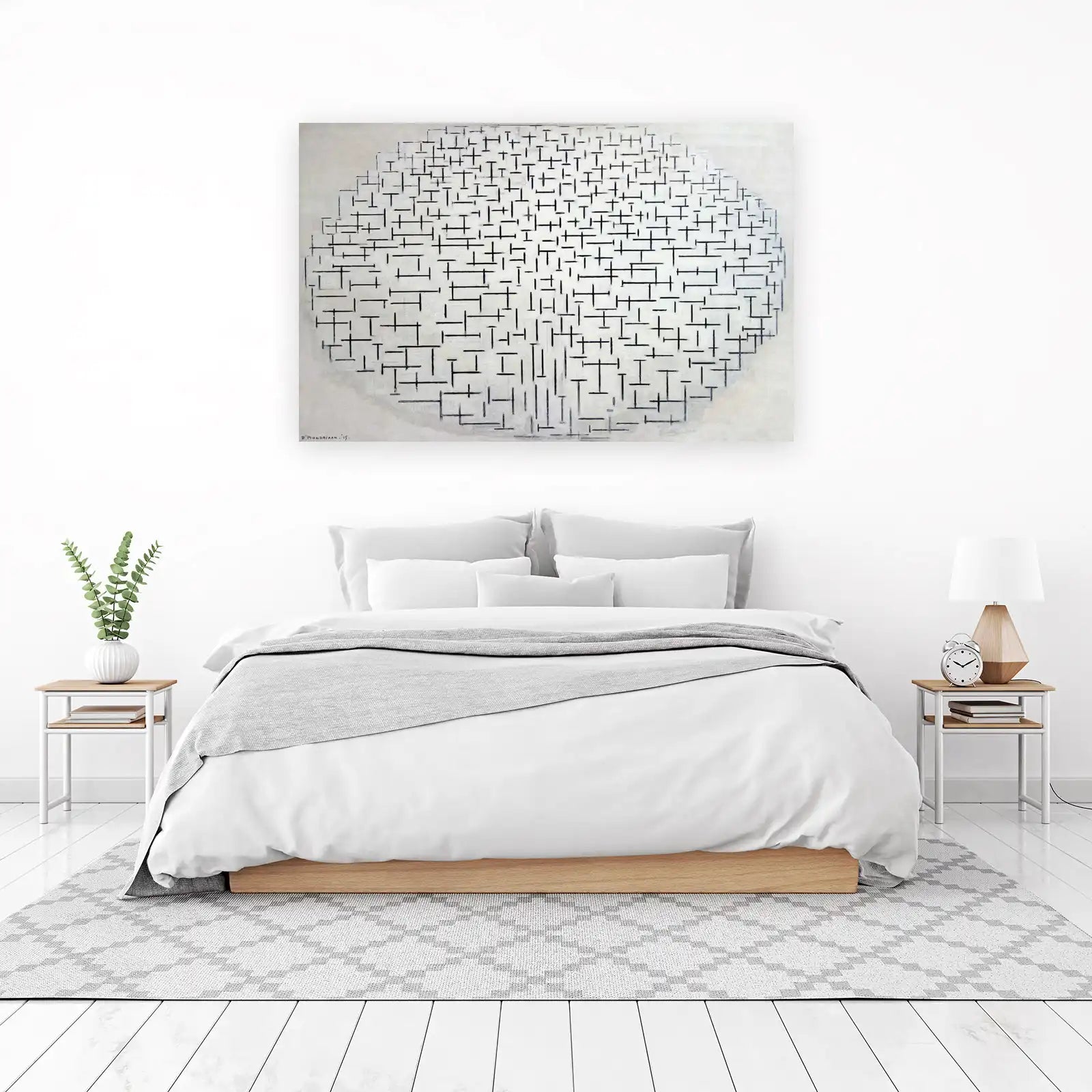 Modern Geometric Rhythm Wall Art