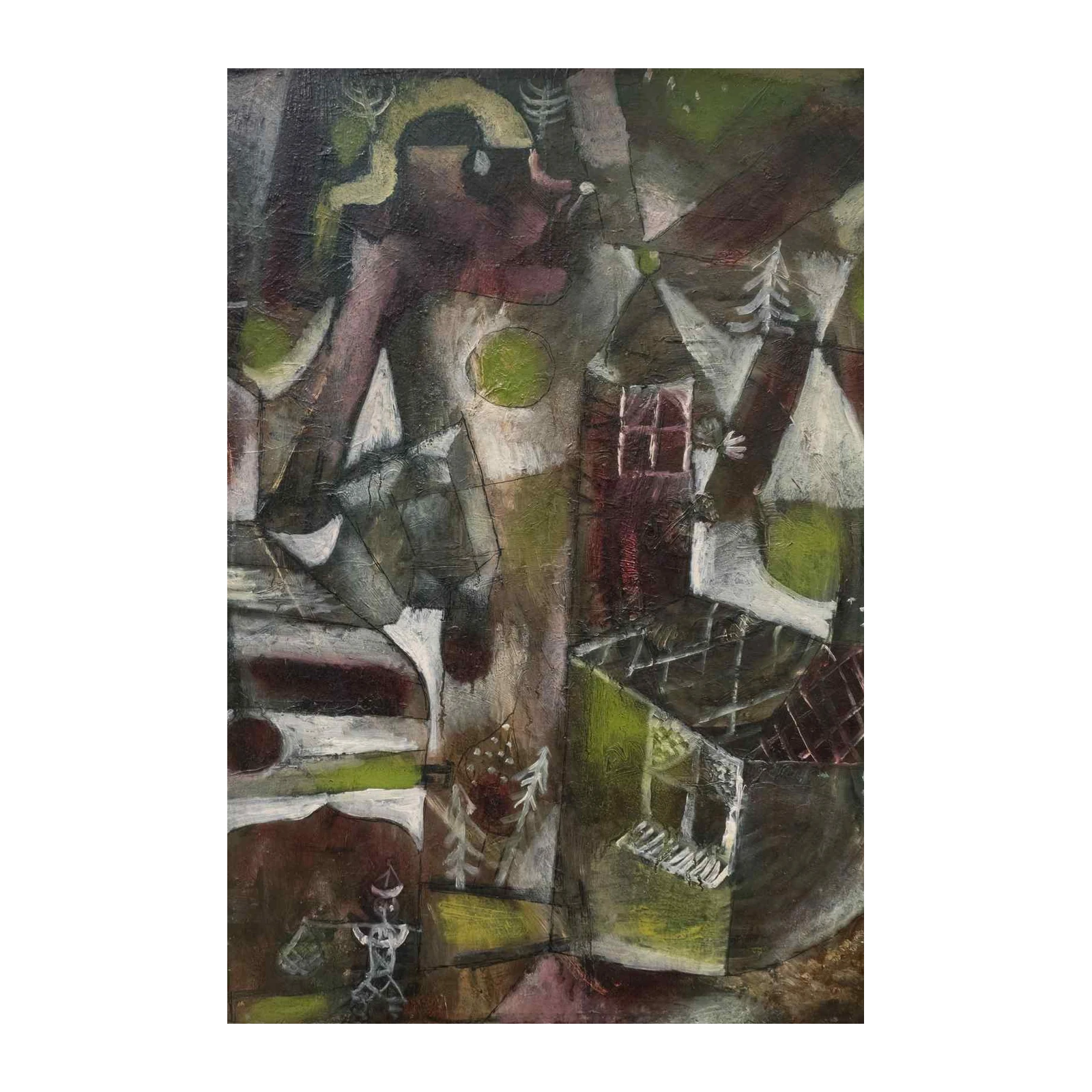 Abstract Architectural Dreamscape Wall Art