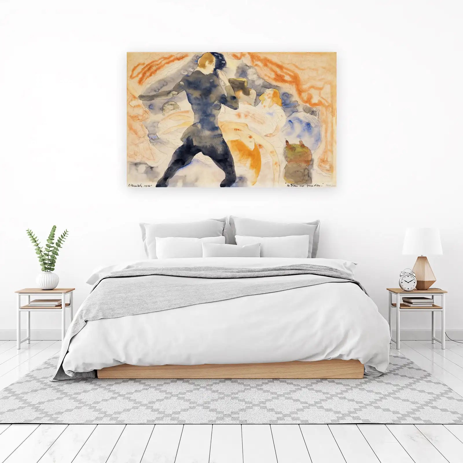 Expressive Figure Dance Wall Art