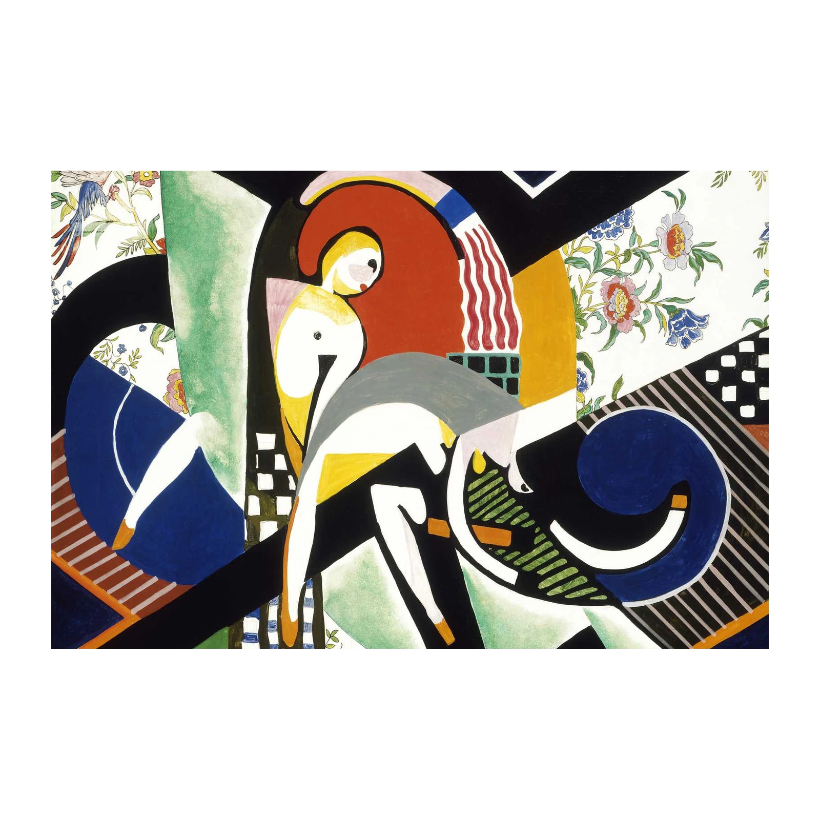 Vibrant Art Deco "The Thundershower" Wall Art