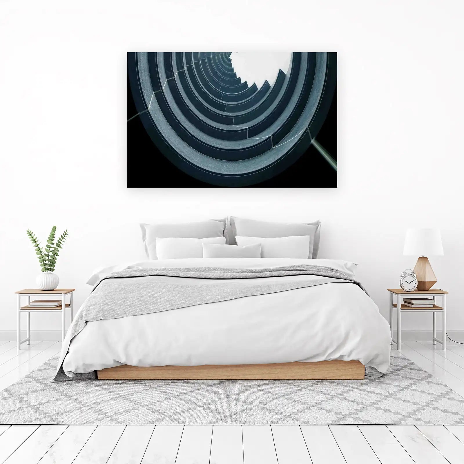 Abstract Circular Architecture Wall Art
