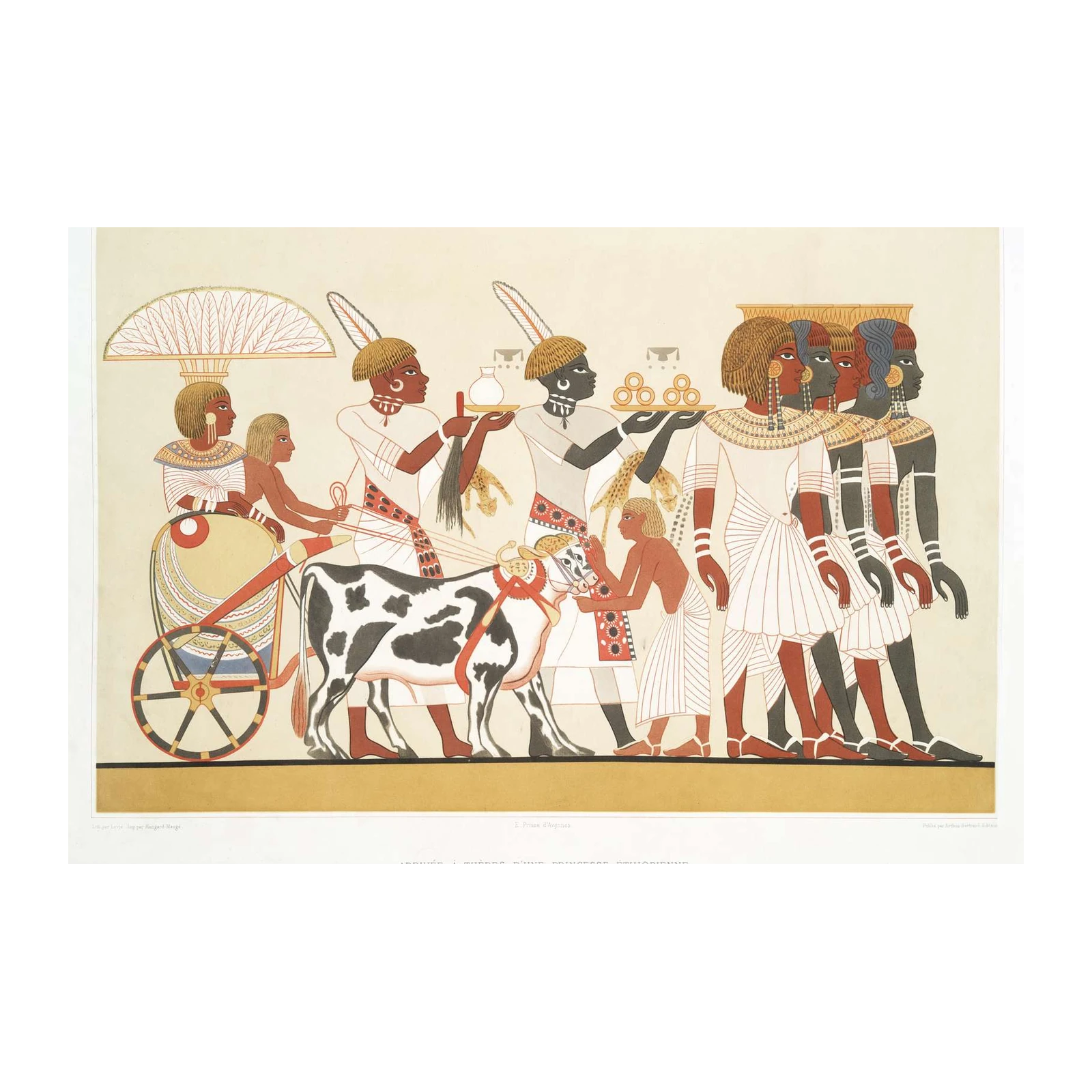 Ancient Egyptian Procession Wall Art
