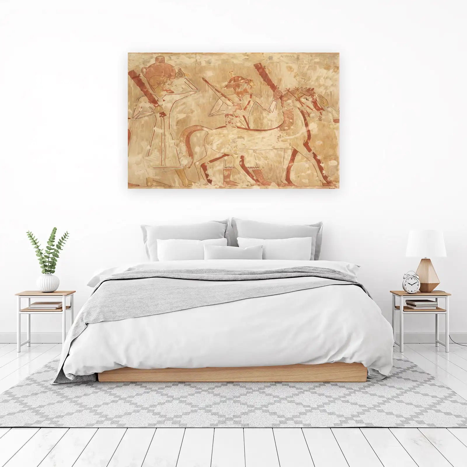 Ancient Egyptian Horse Procession Wall Art