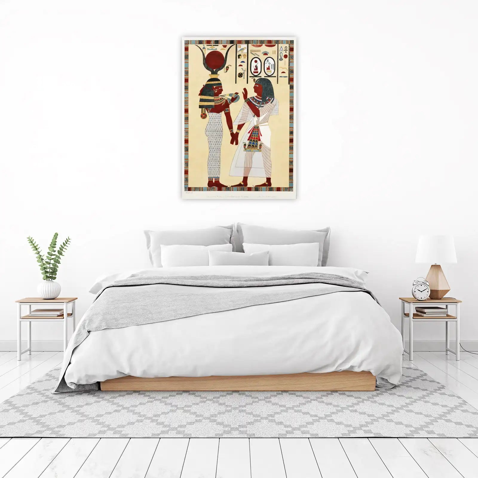 Ancient Egyptian Gods Hieroglyphics Wall Art