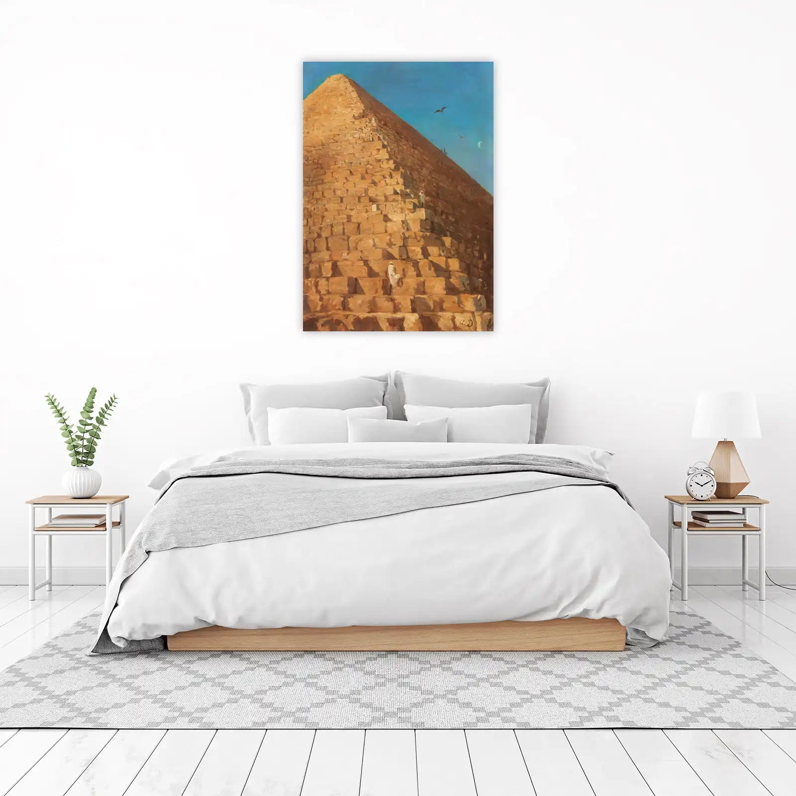 Ancient Egypt Pyramid Ascent Wall Art