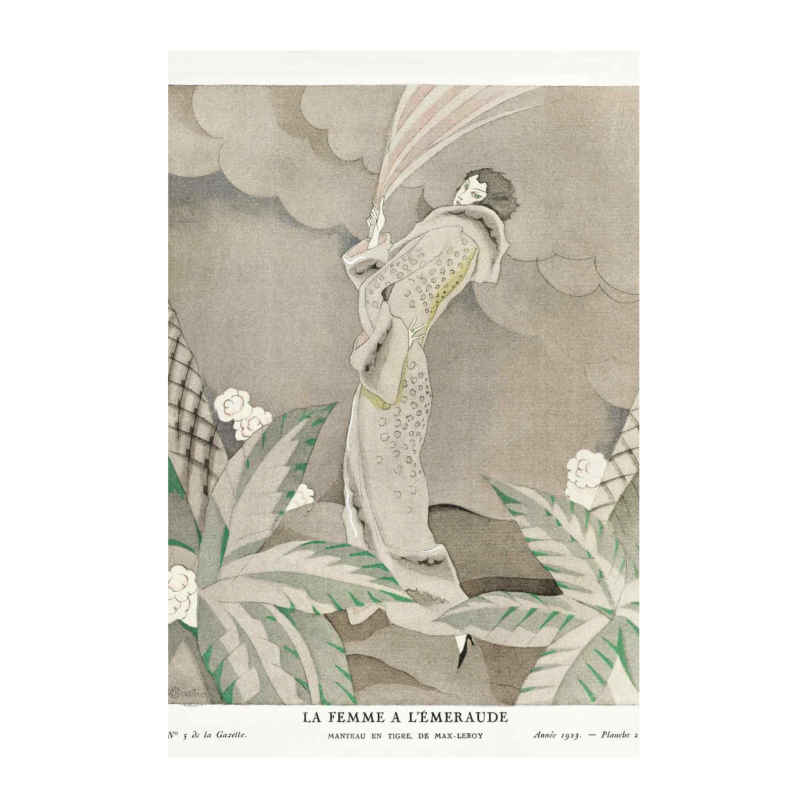 Art Deco Elegance Woman Wall Art