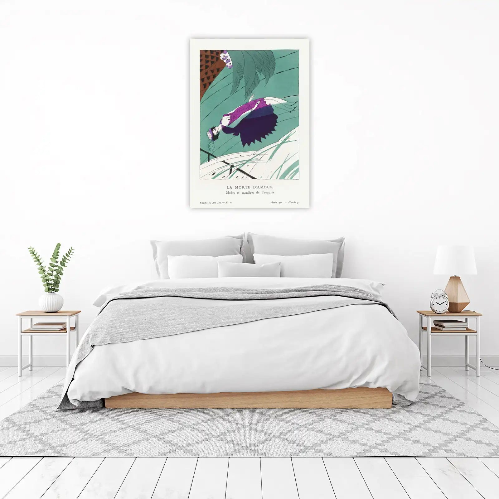 Vintage Art Nouveau 'La Morte D'Amour' Wall Art
