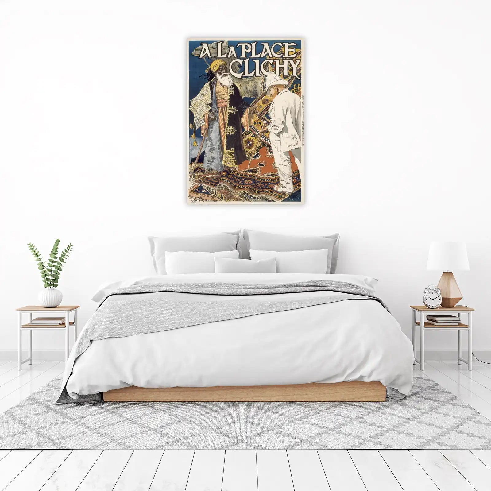 Vintage Travel Poster "A La Place Clichy" Wall Art