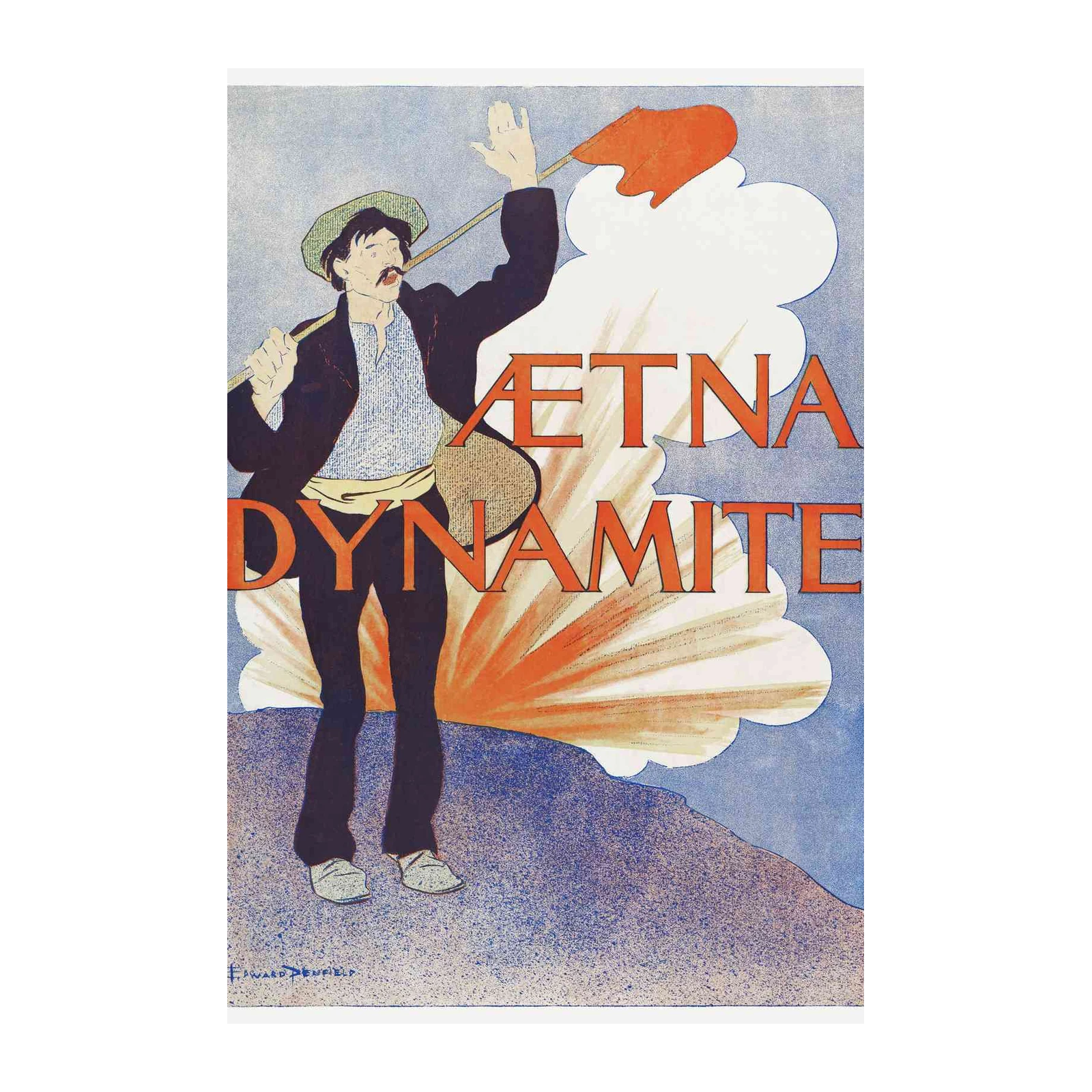 Vintage Dynamite Man Wall Art Wall Art