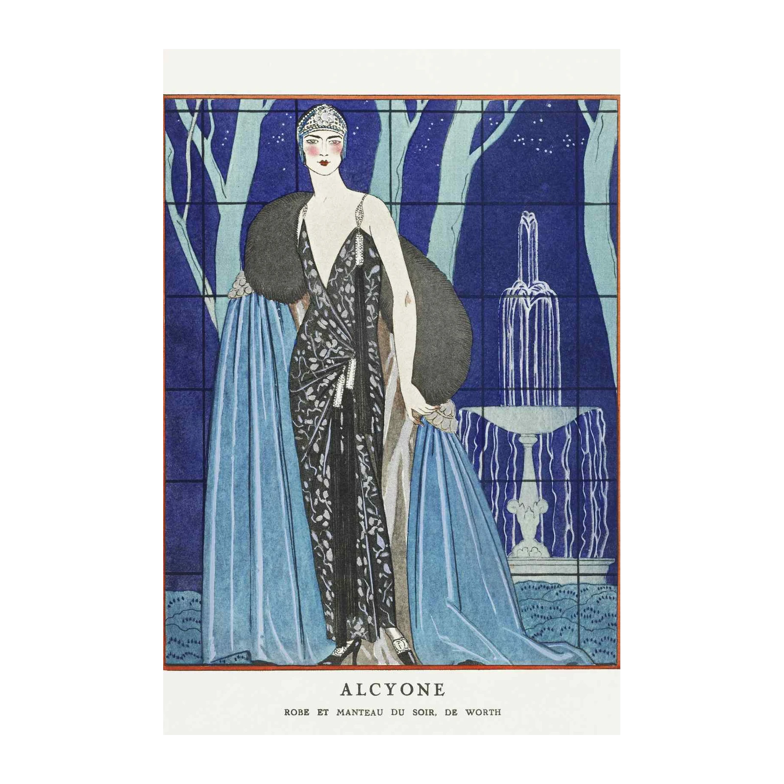 Art Deco Evening Gown Wall Art