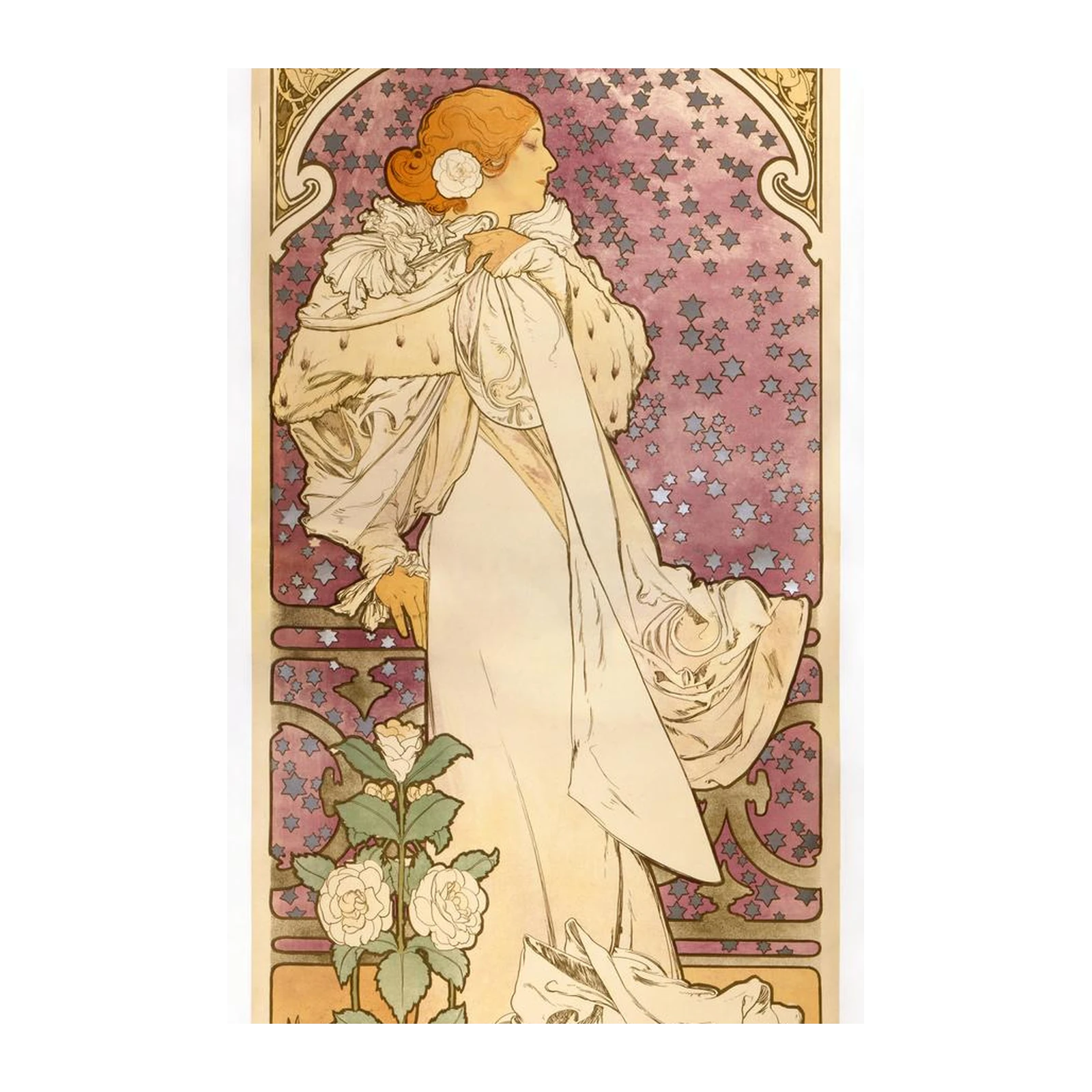 Art Nouveau Sarah Bernhardt La Dame Aux Camelias Wall Art