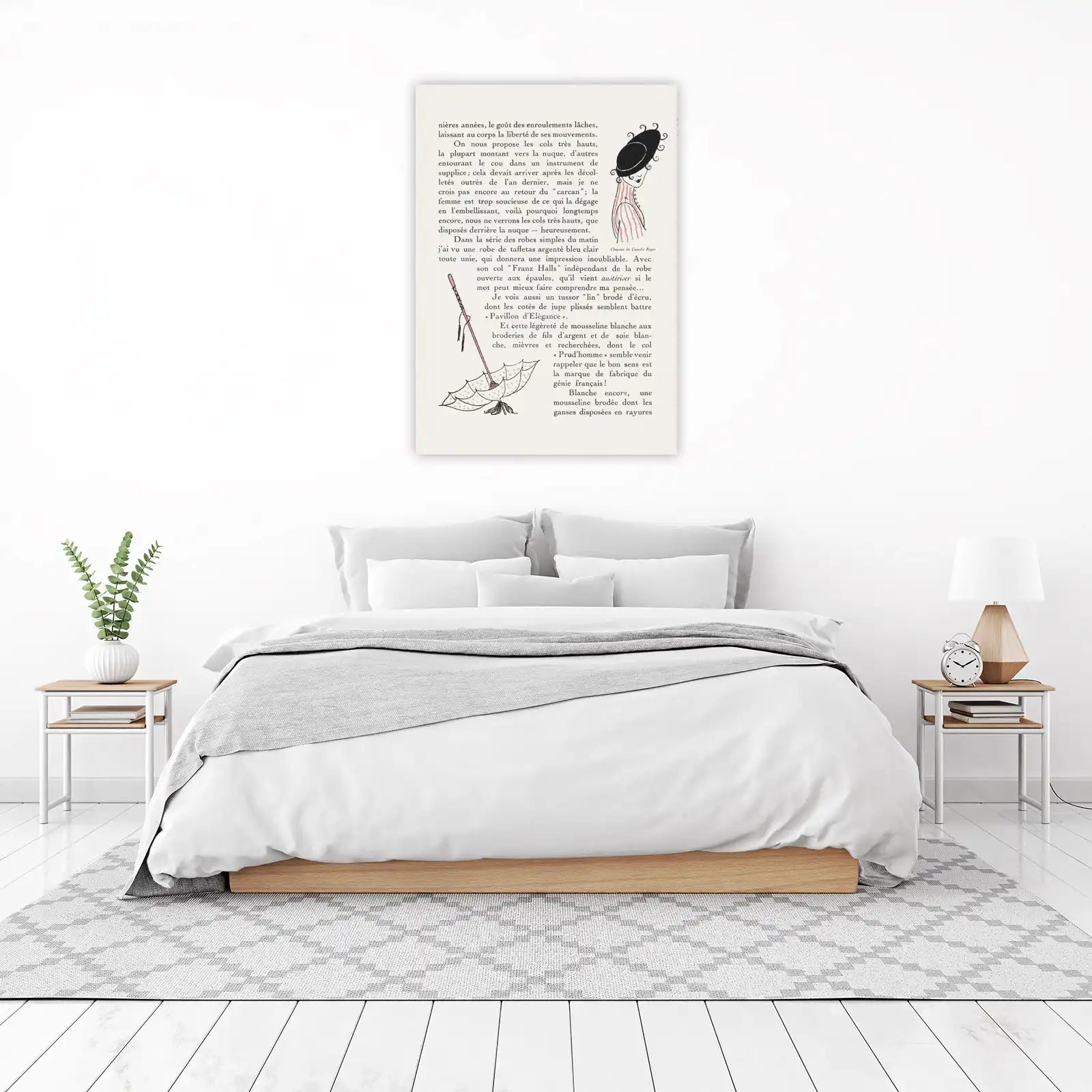 Vintage Fashion Elle Chic Wall Art
