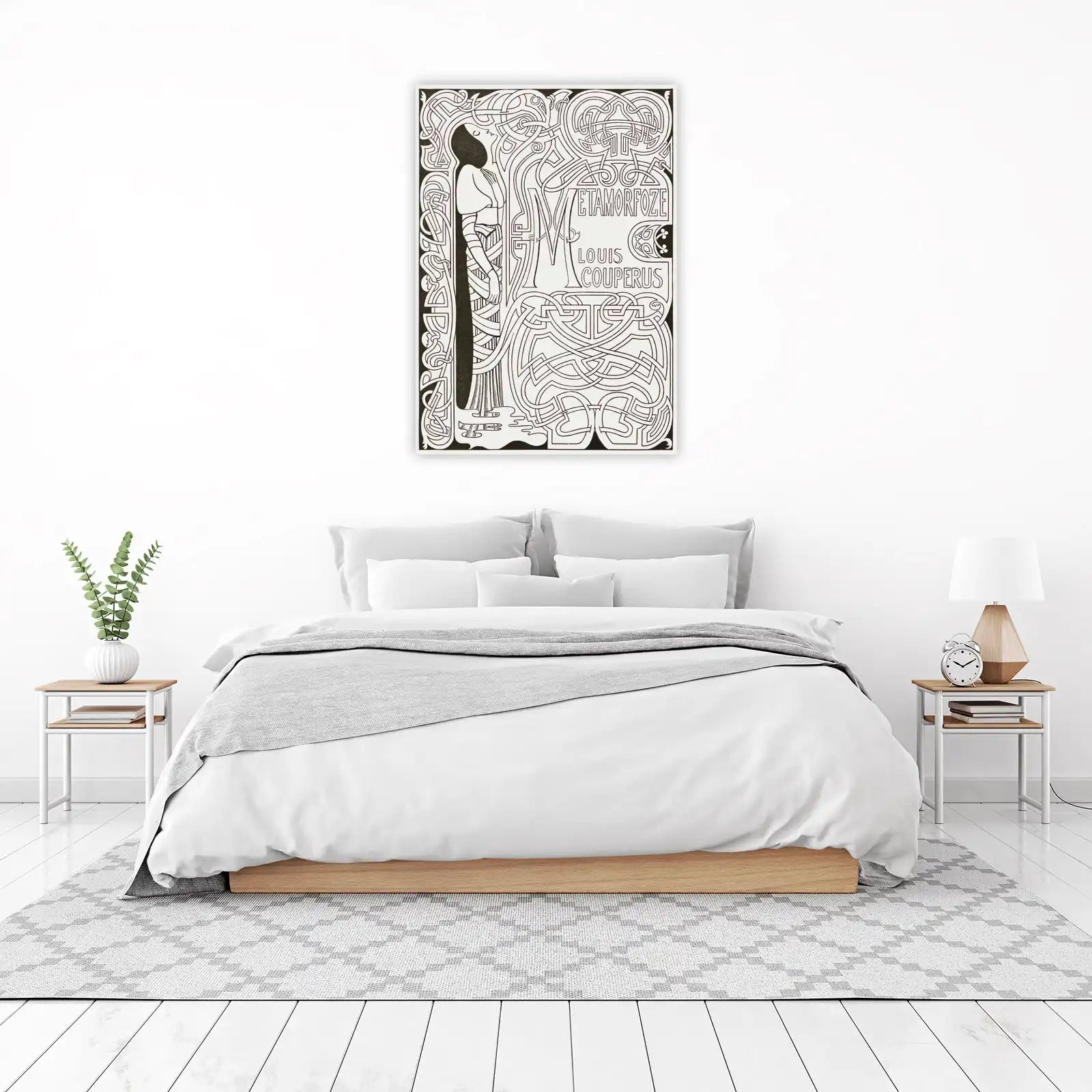Art Nouveau Woman Metamorphose Wall Art