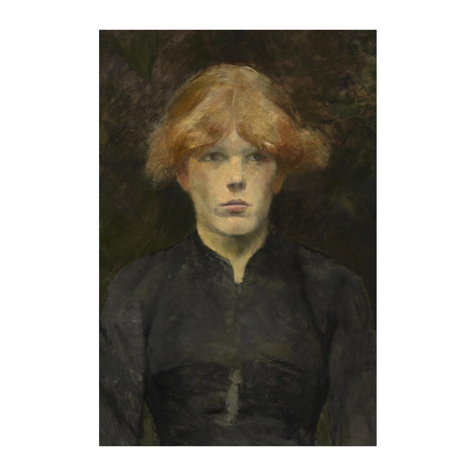 Mysterious Portrait of a Woman Wall Art
