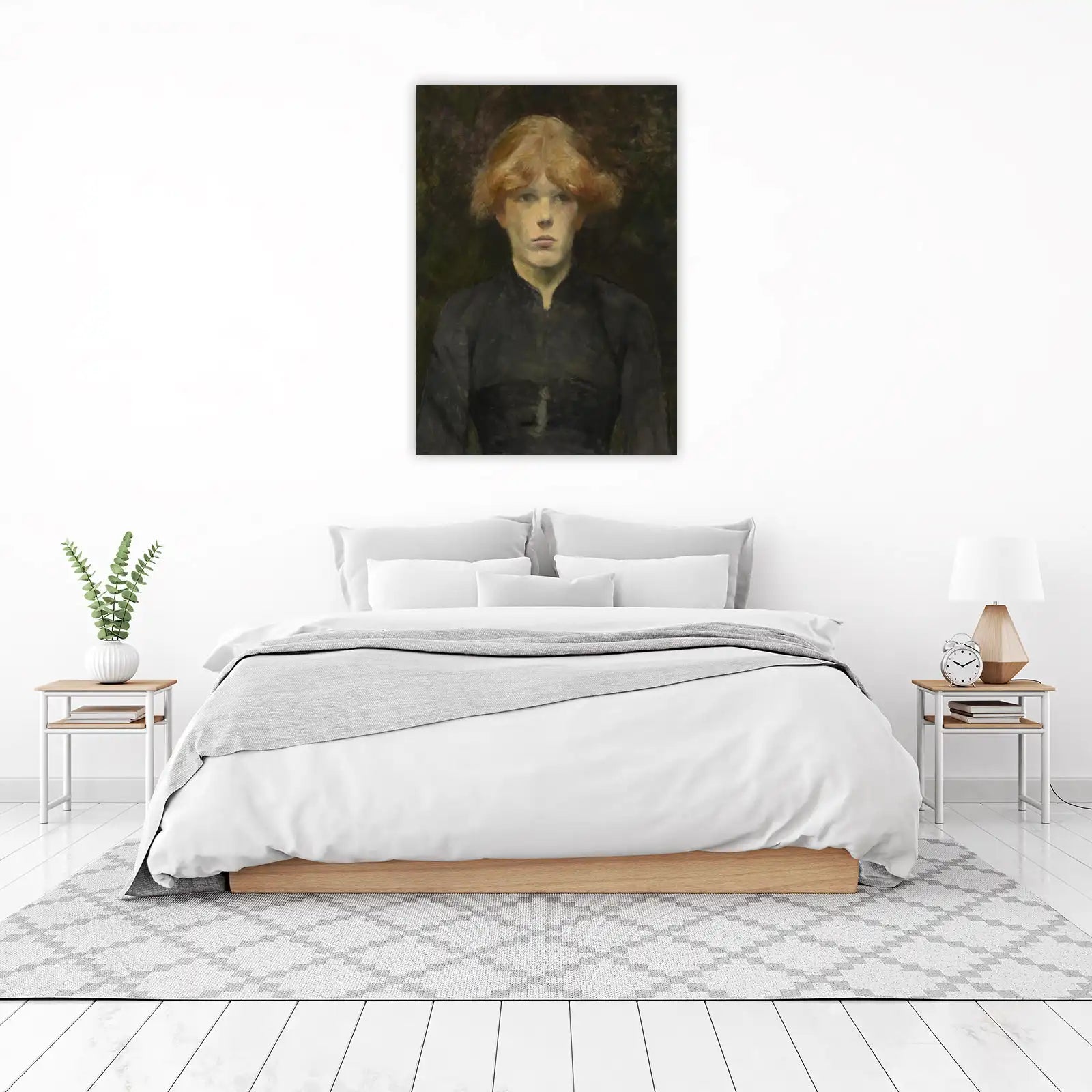 Mysterious Portrait of a Woman Wall Art