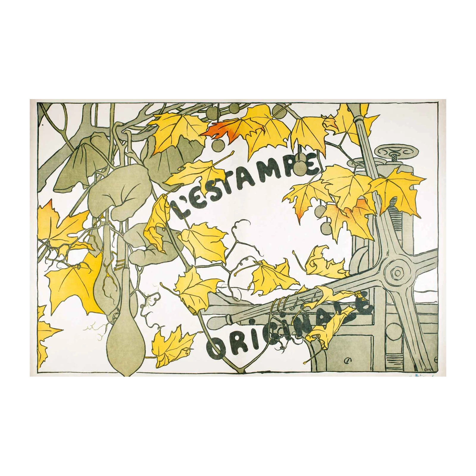 Art Nouveau Botanical "L'Estampe Originale" Wall Art