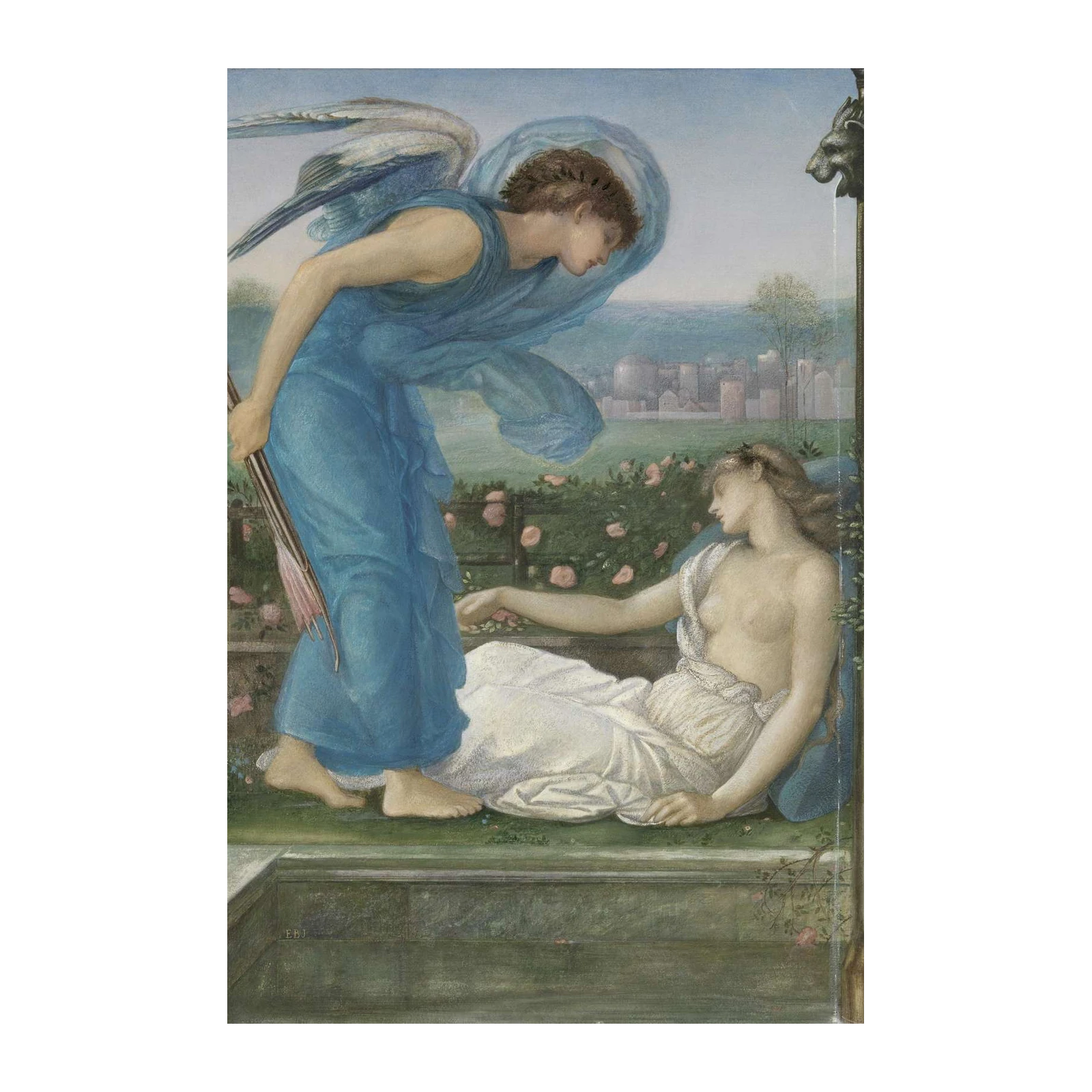 Mythological Angel & Muse Wall Art