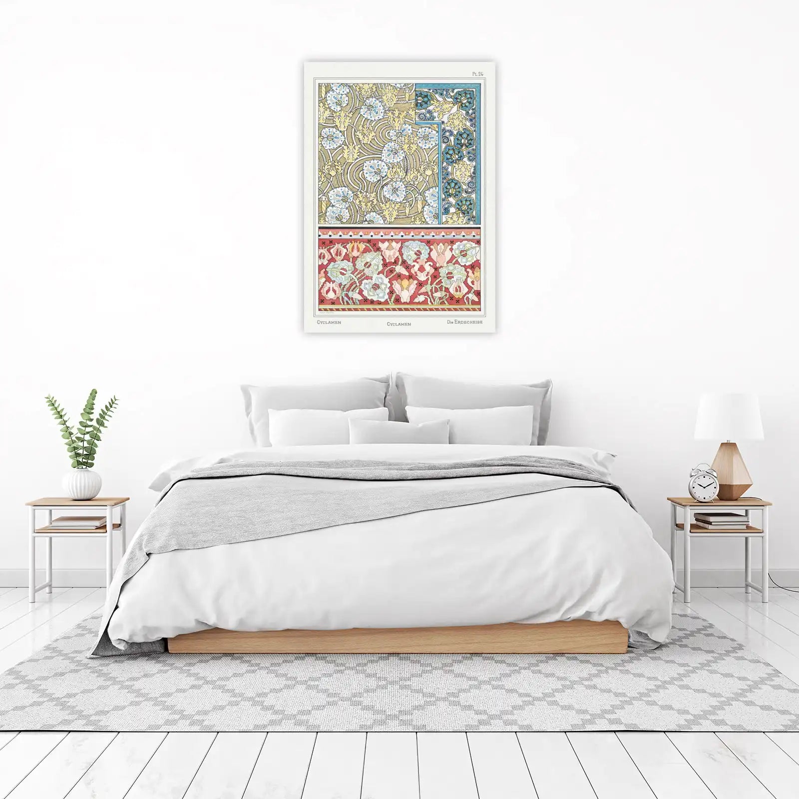 Art Nouveau Floral & Border Wall Art