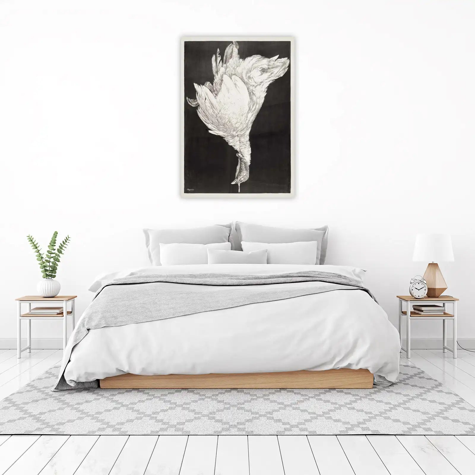Grisaille Turkey Still Life Wall Art