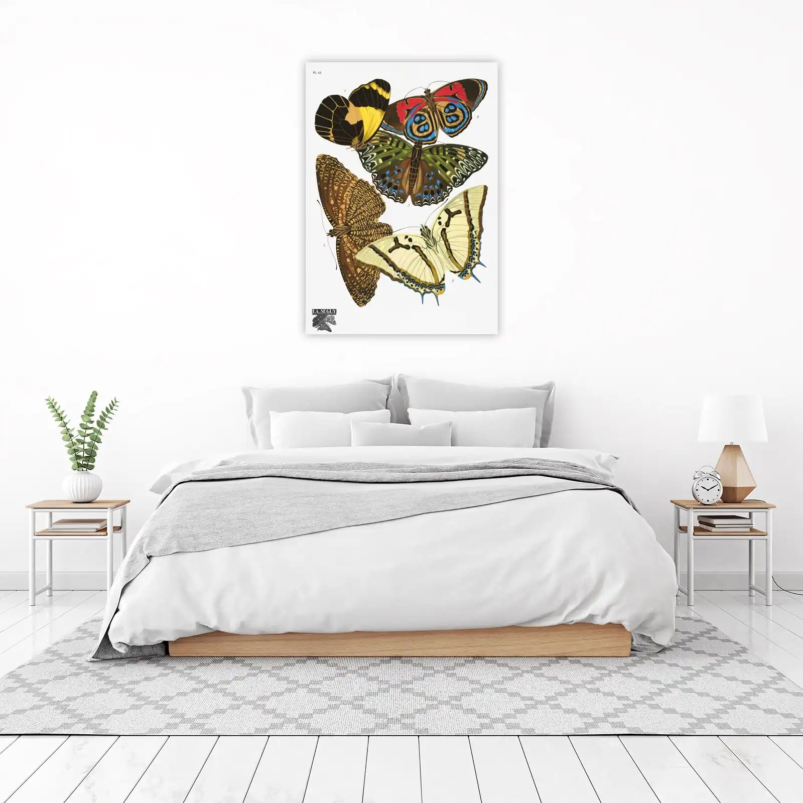 Vintage Butterfly Art Wall Art