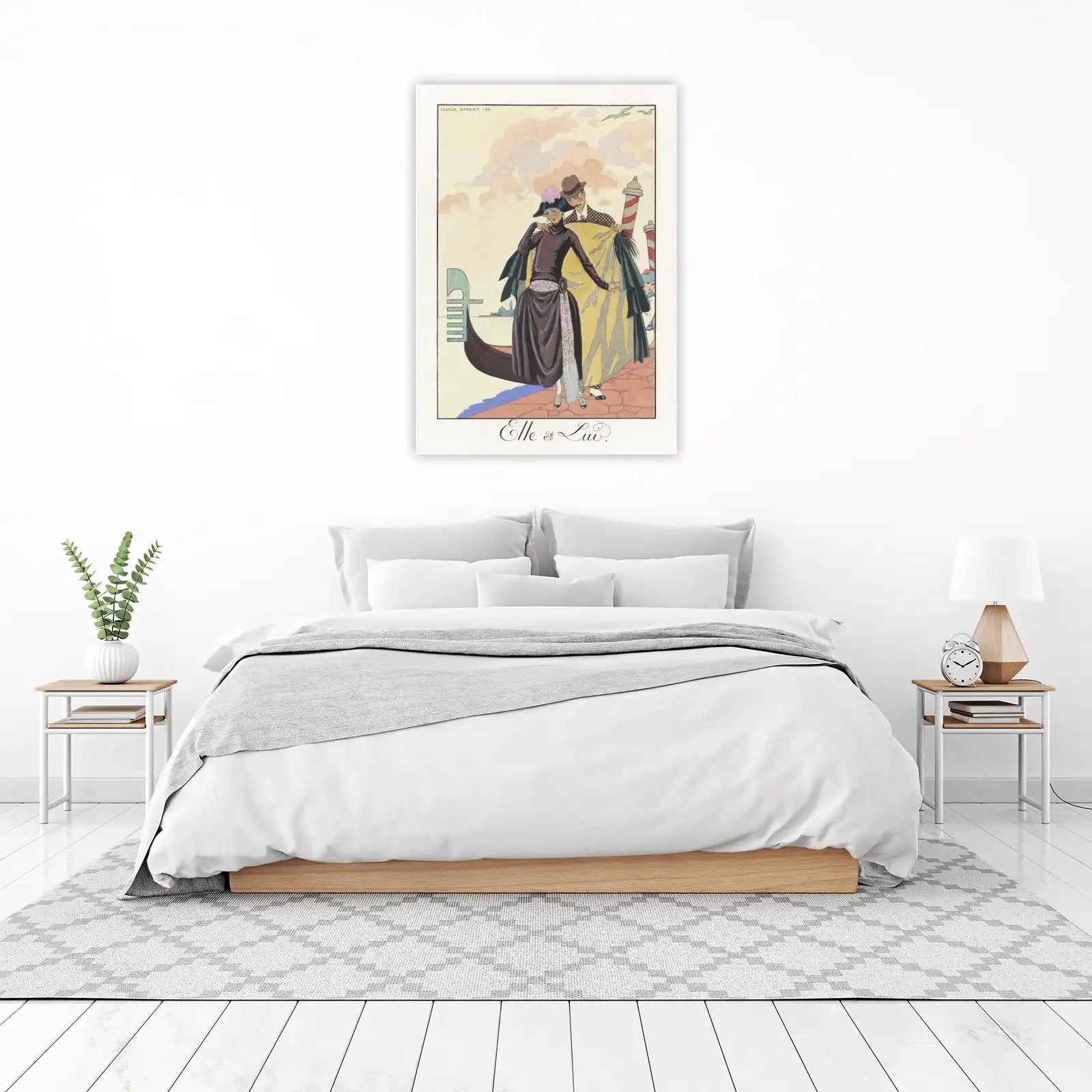 Vintage Venetian Elegance Elle Lui Wall Art