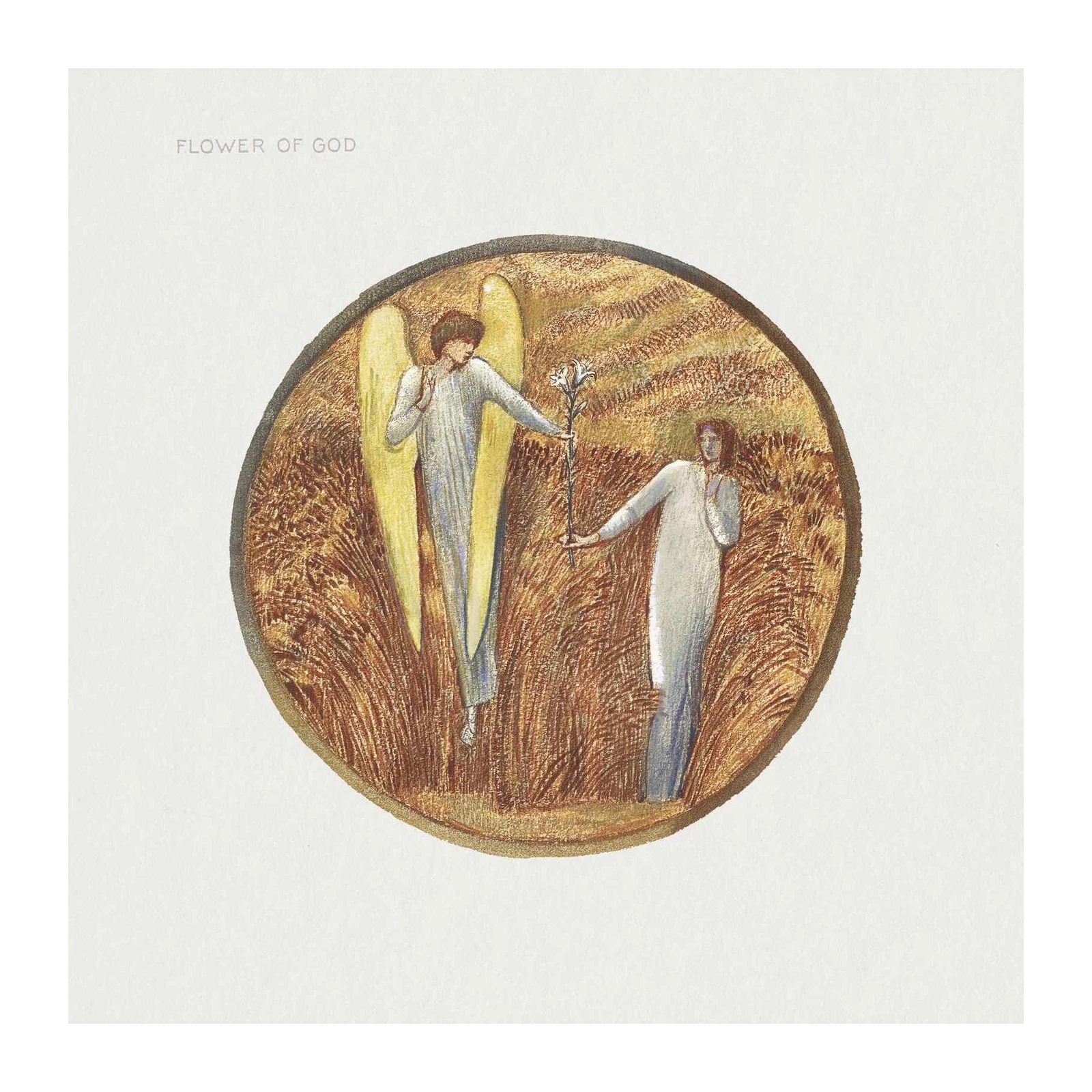 Angel & Messenger Wheat Field Wall Art