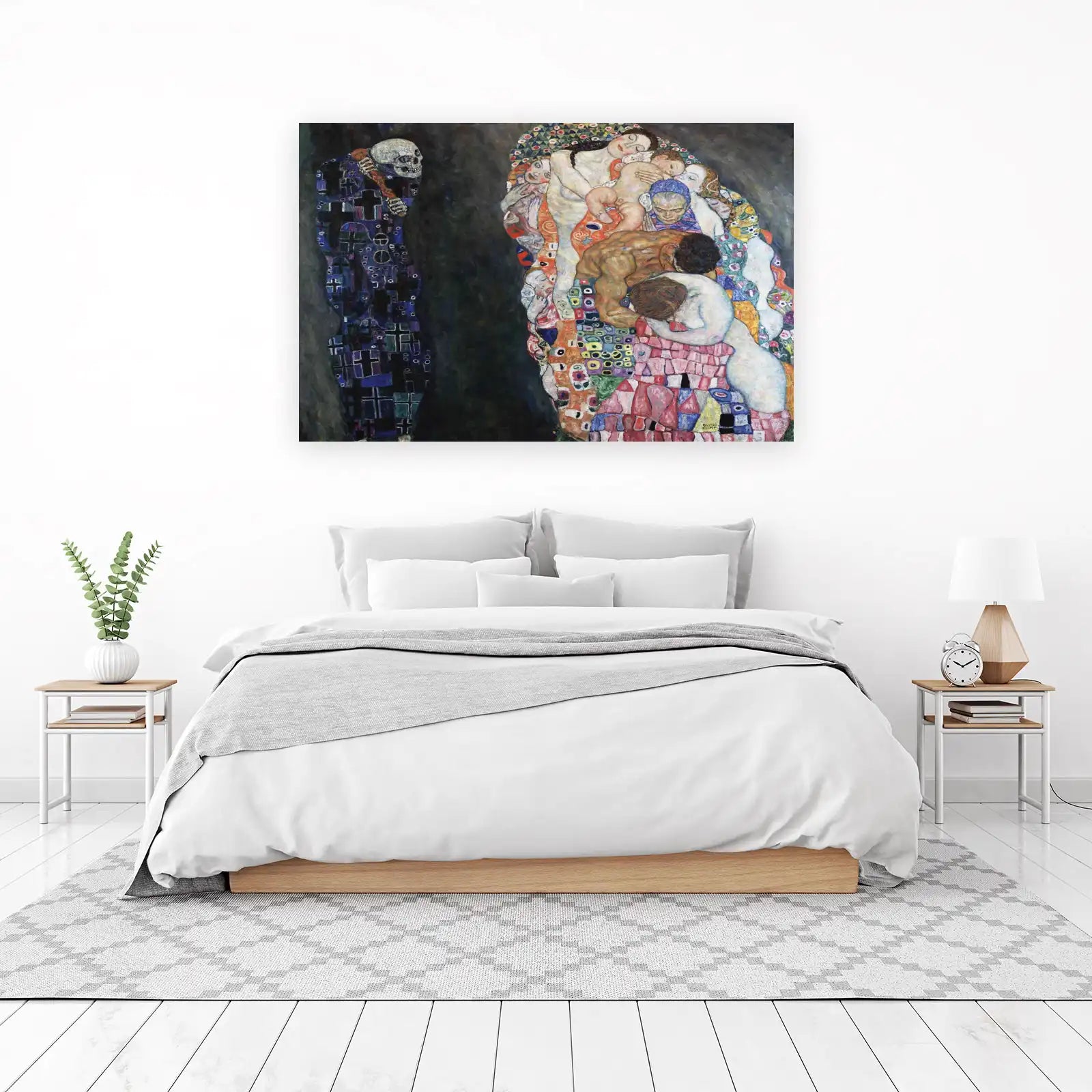 Gustav Klimt Death and Life Wall Art