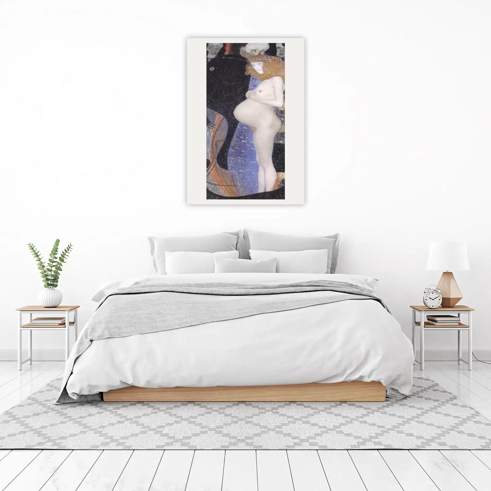 Pregnant Woman Symbolism Art Wall Art