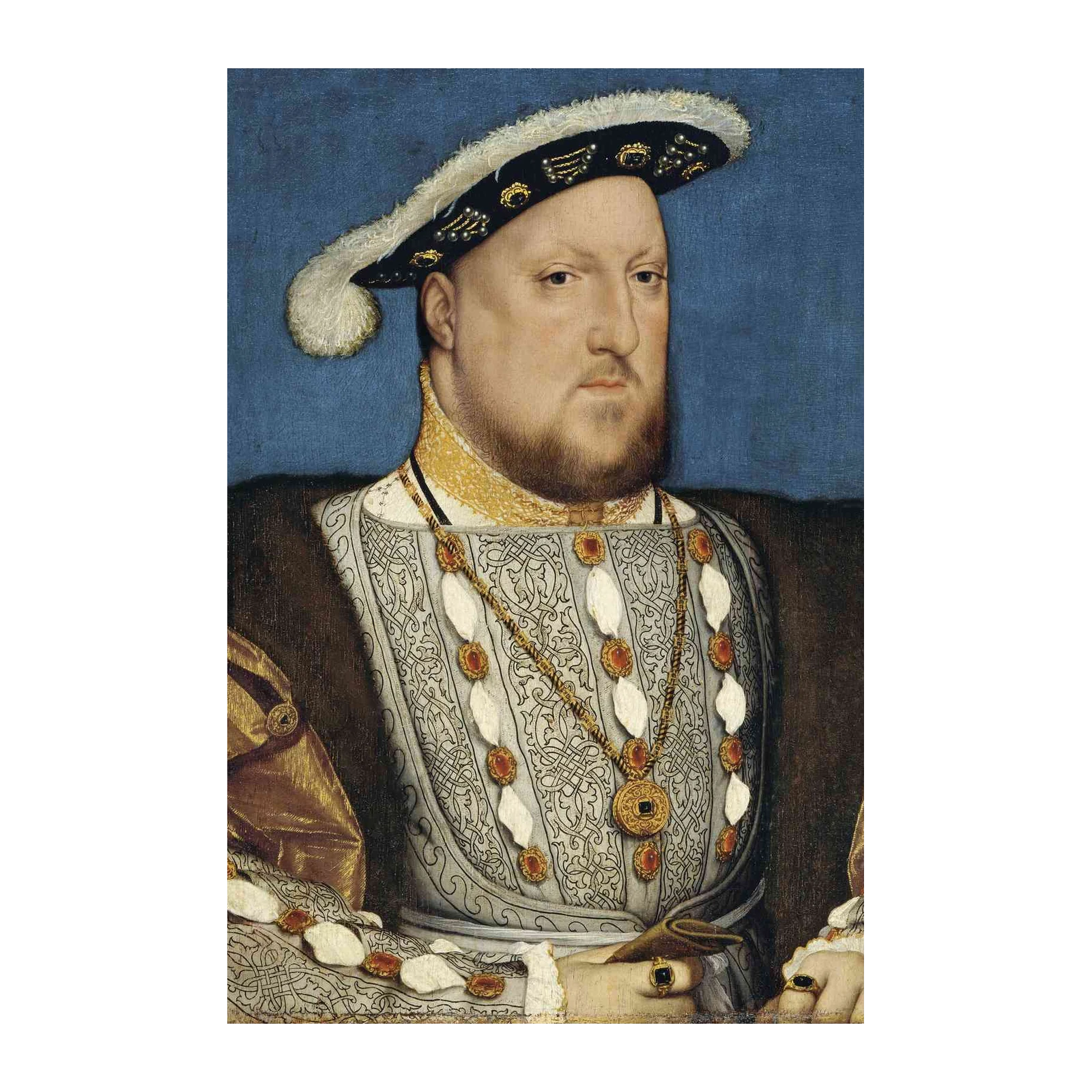 King Henry VIII Portrait Wall Art - Royal Tudor Art