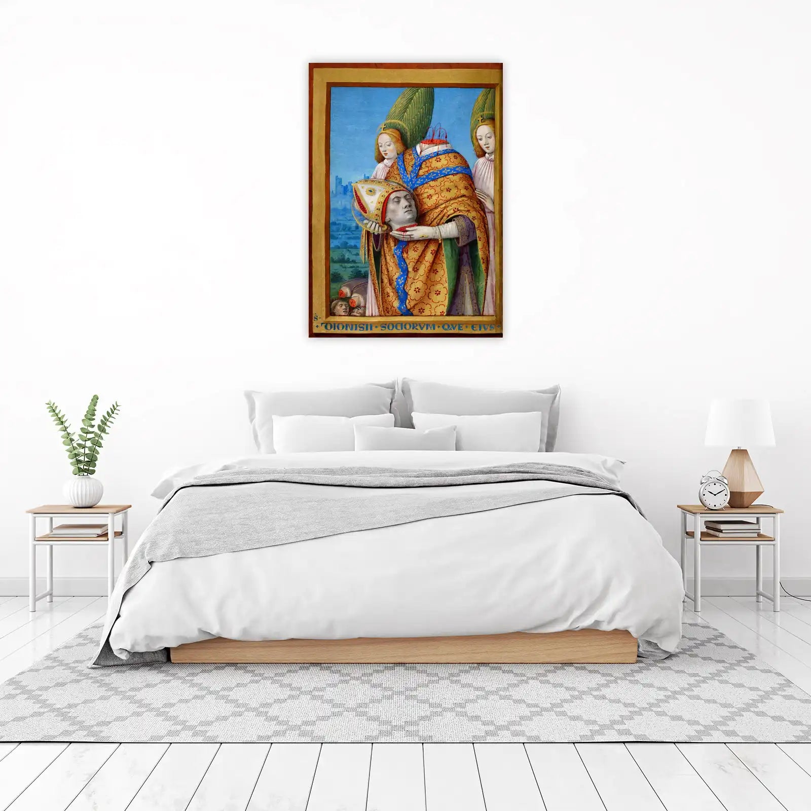 Saint Denis Martyrdom Medieval Art Wall Art