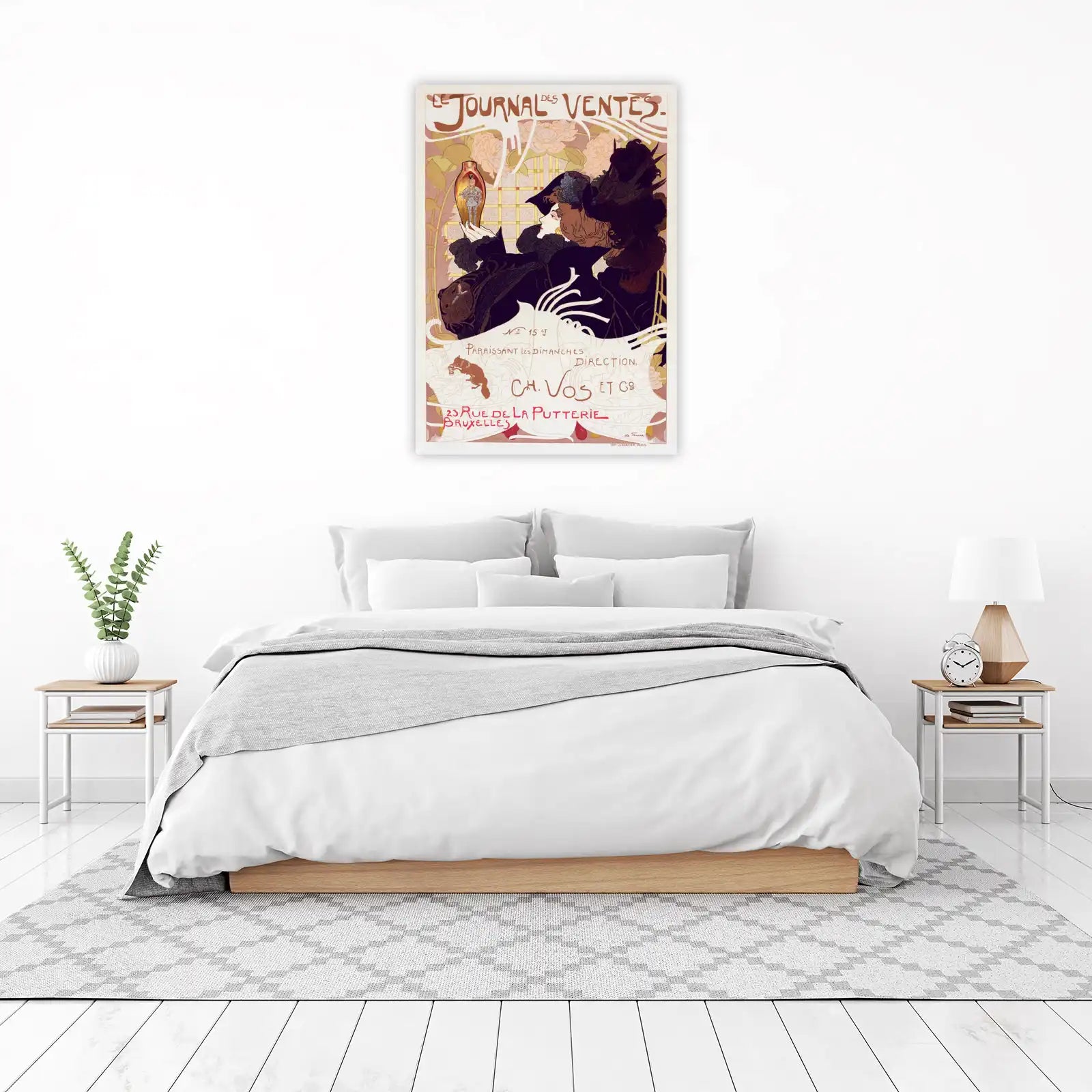 Art Nouveau Elegance Parisienne Journal Wall Art