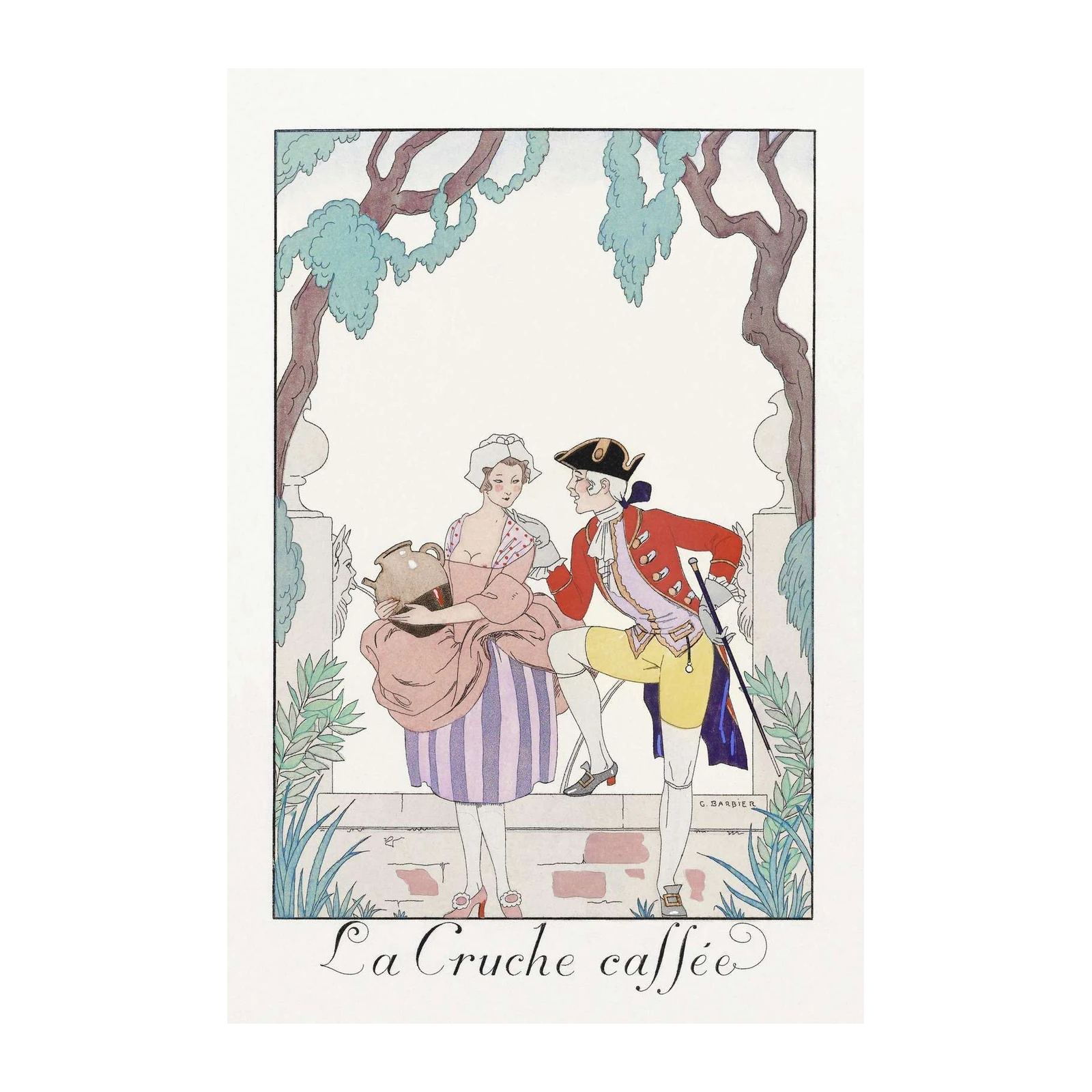 18th Century Elegance La Cruche Caffée Wall Art