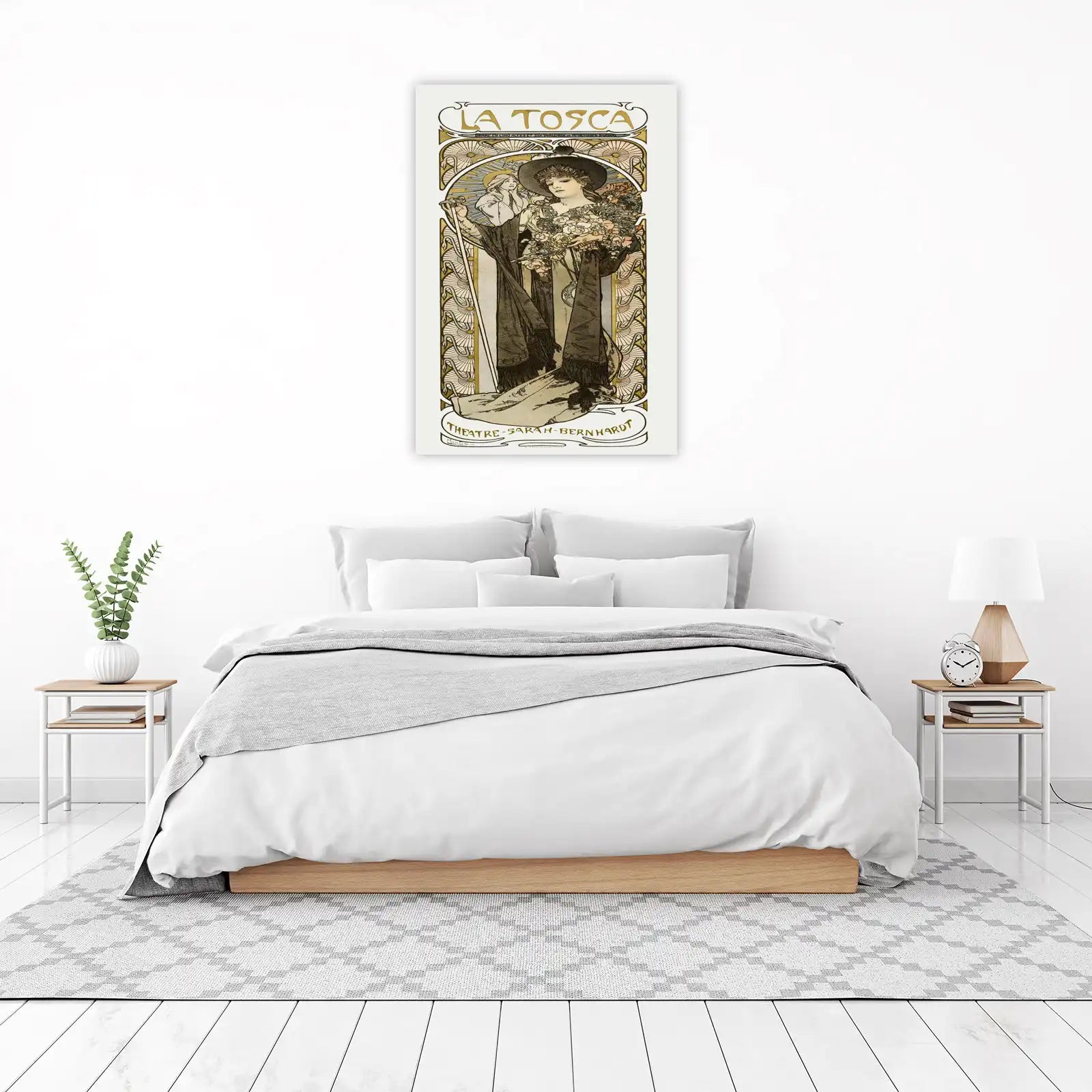 Art Nouveau "La Tosca" Alphonse Mucha Wall Art