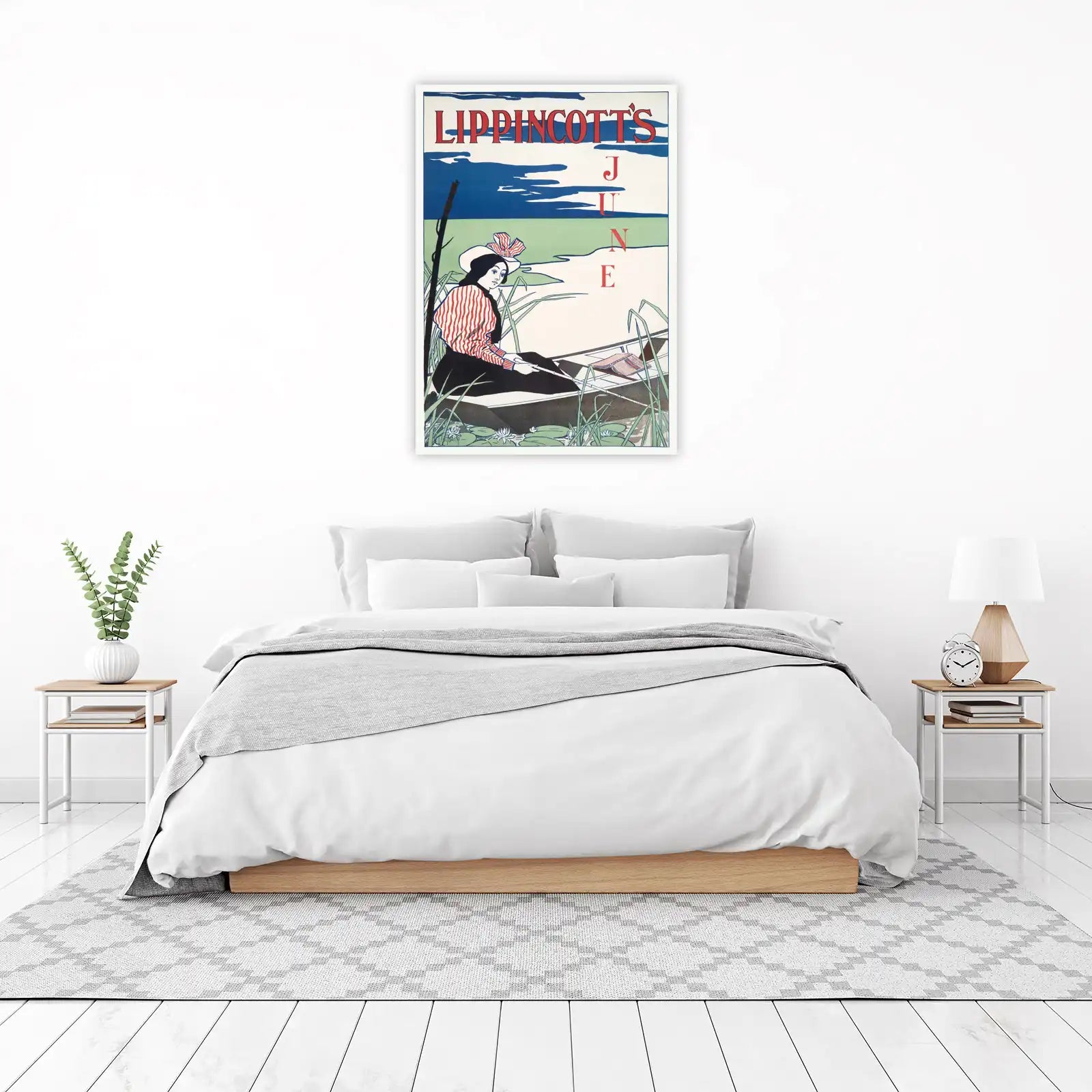 Vintage Lippincott's June Scene Wall Art