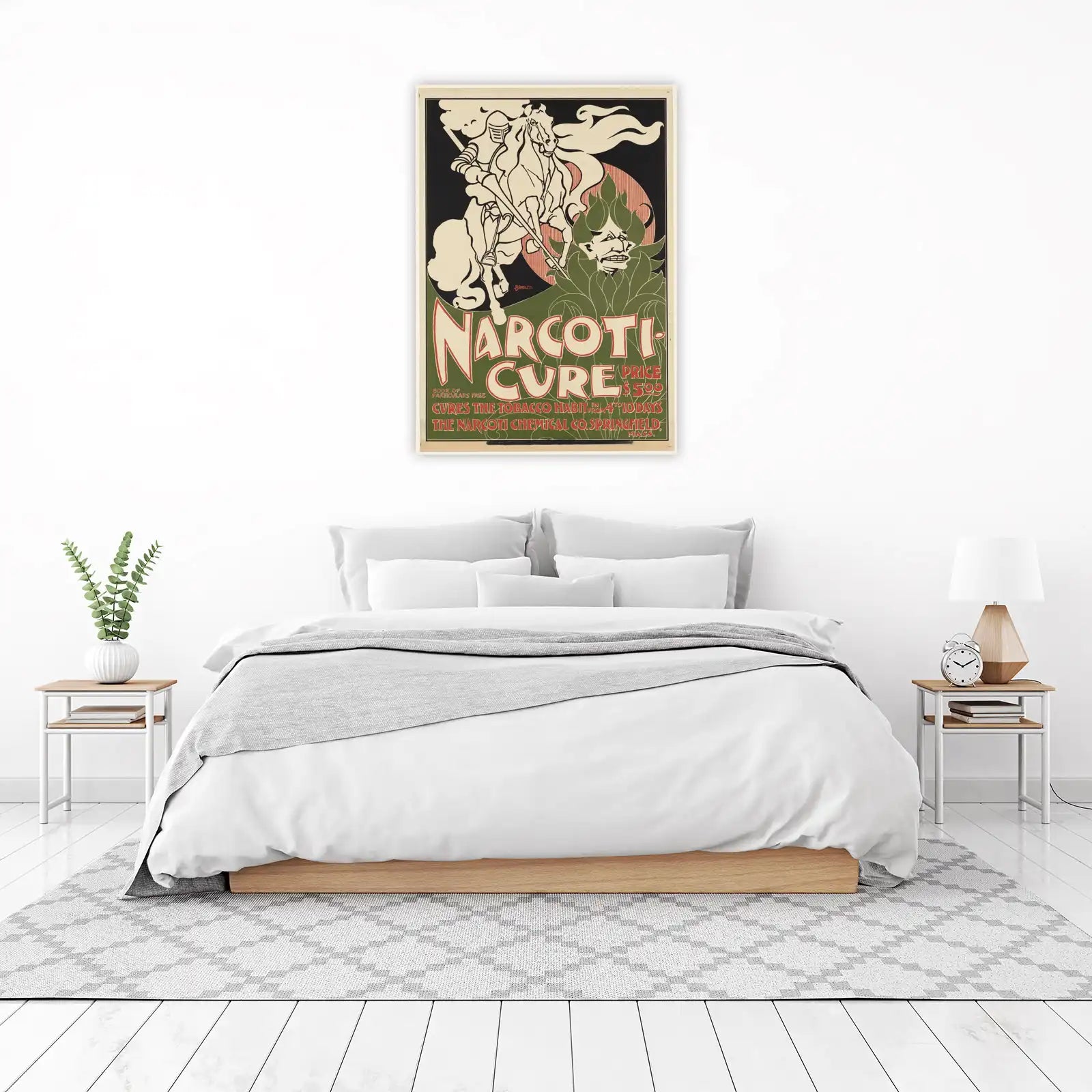 Vintage Knight & Horse Art Wall Art