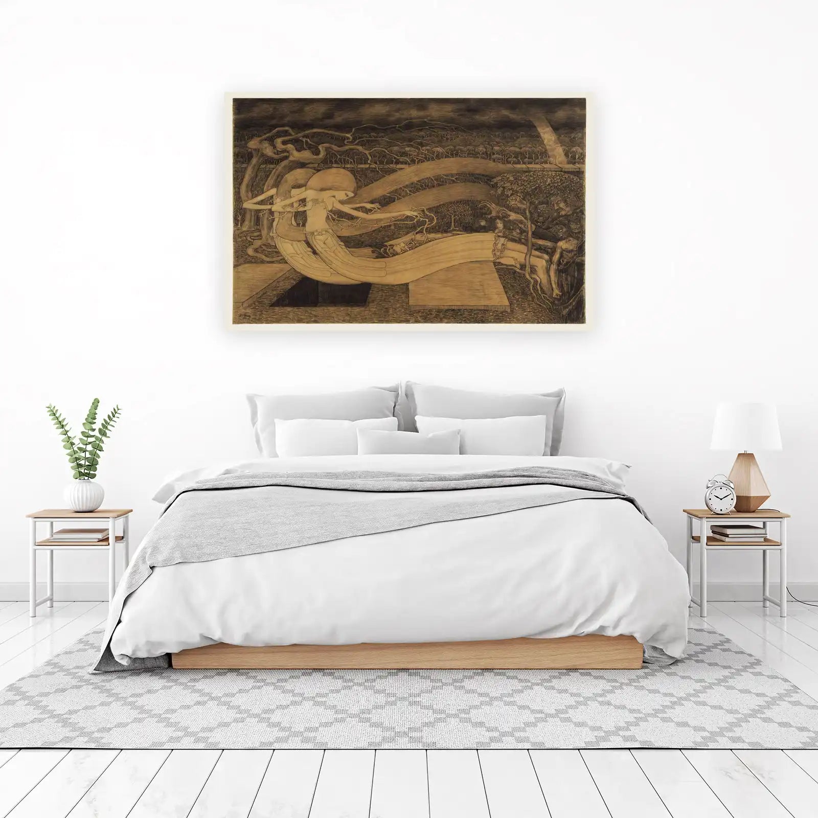 Mythic Nature Figure Art Wall Art