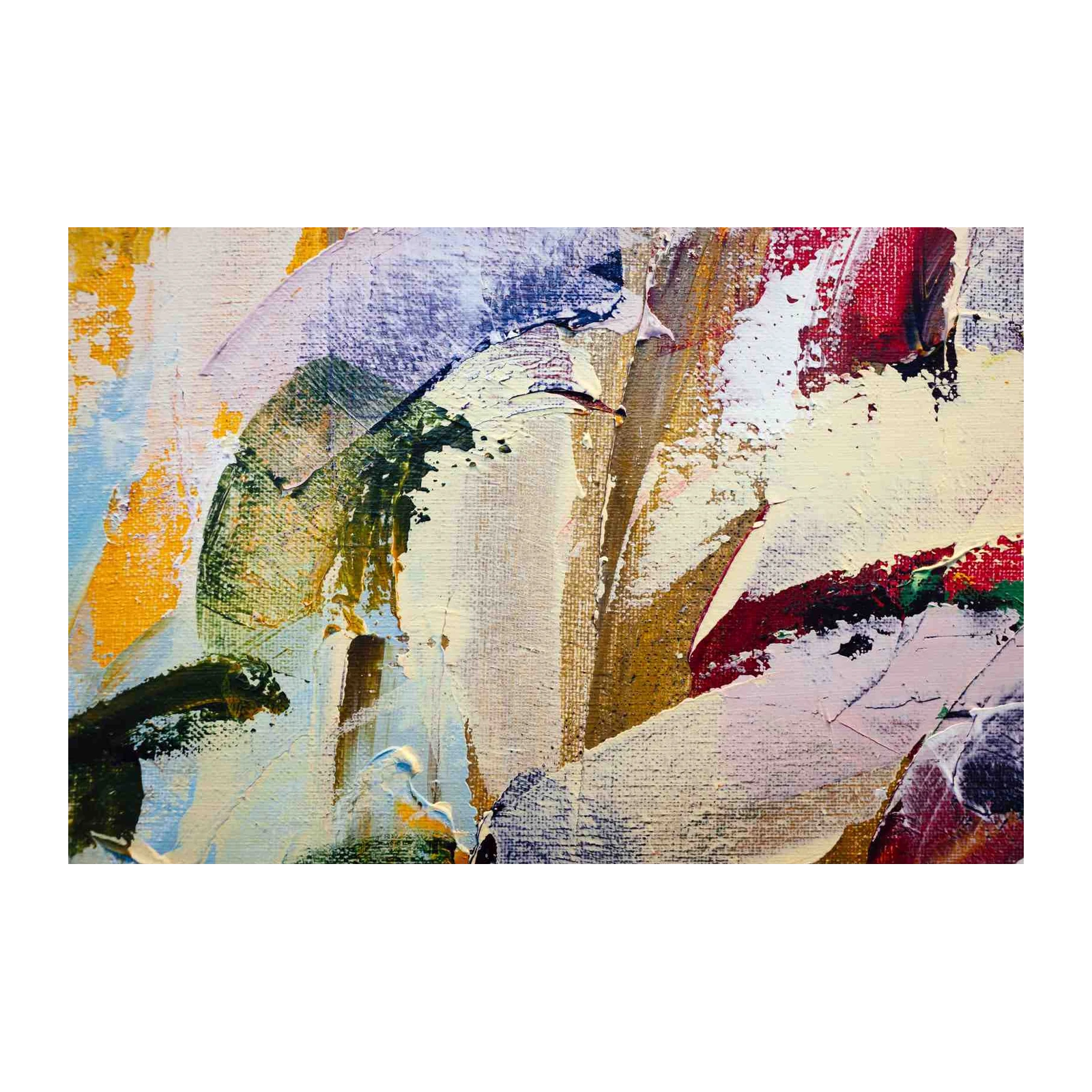 Abstract Expressionist Floral Wall Art