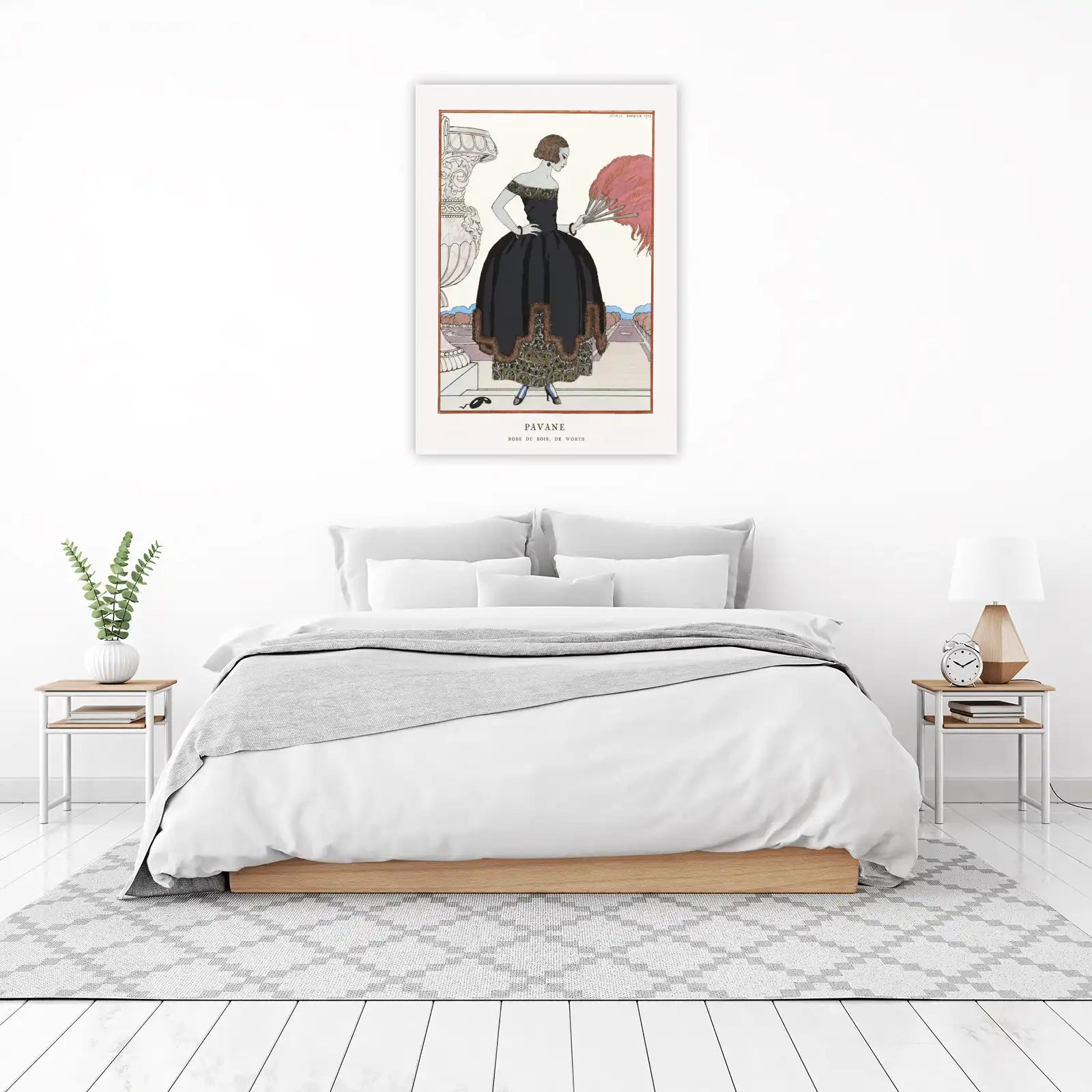 Art Deco Pavane Evening Gown Wall Art