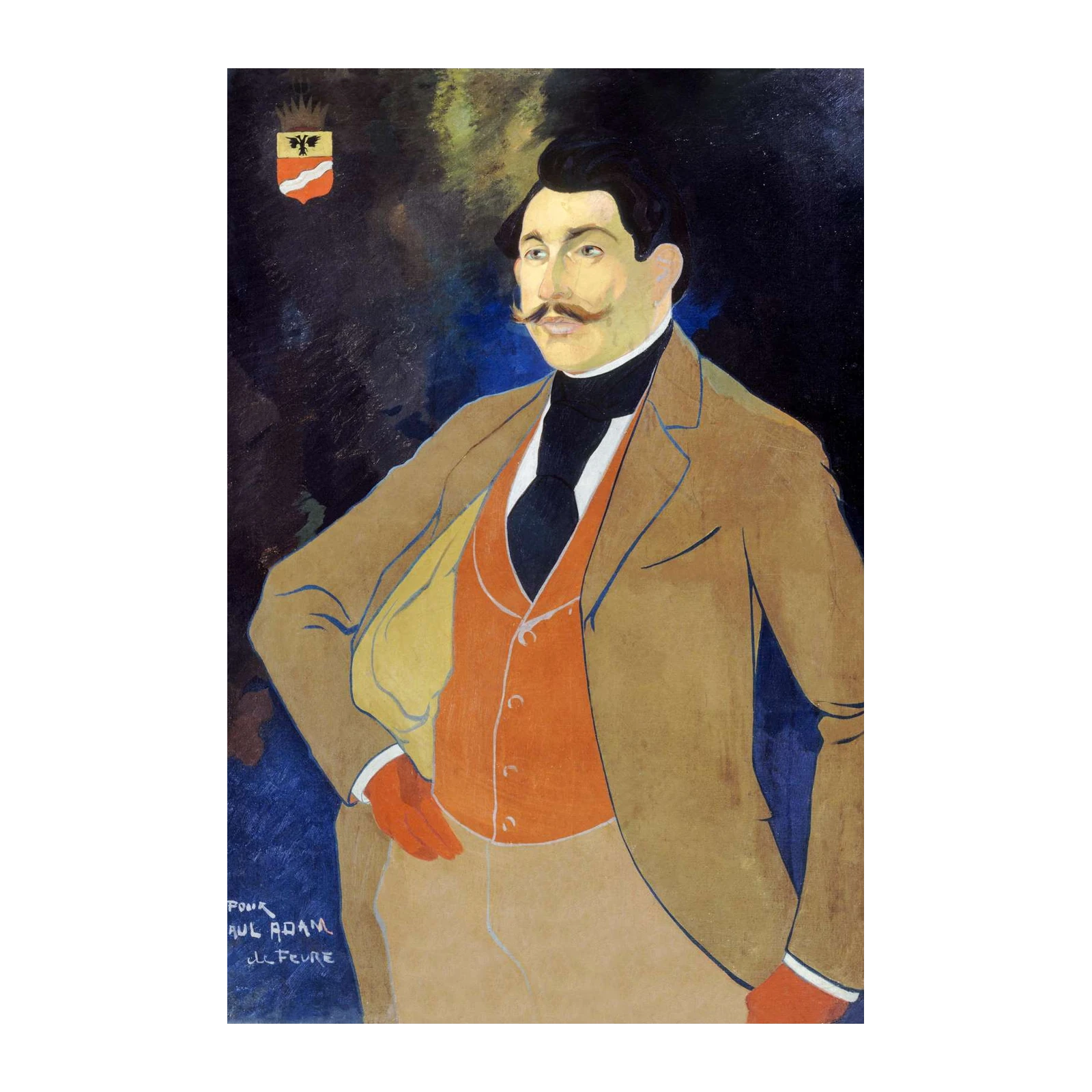 Gauguin Portrait of Paul Adam Wall Art
