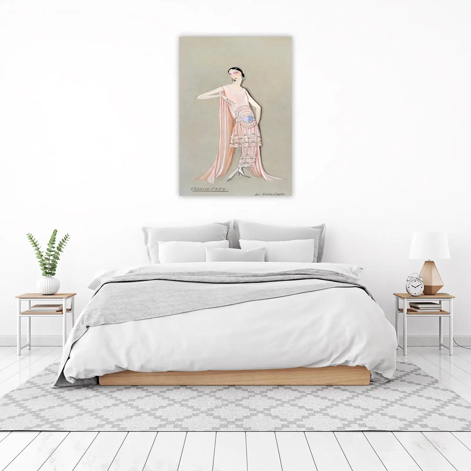 Vintage Flapper Fashion Art Deco Wall Art