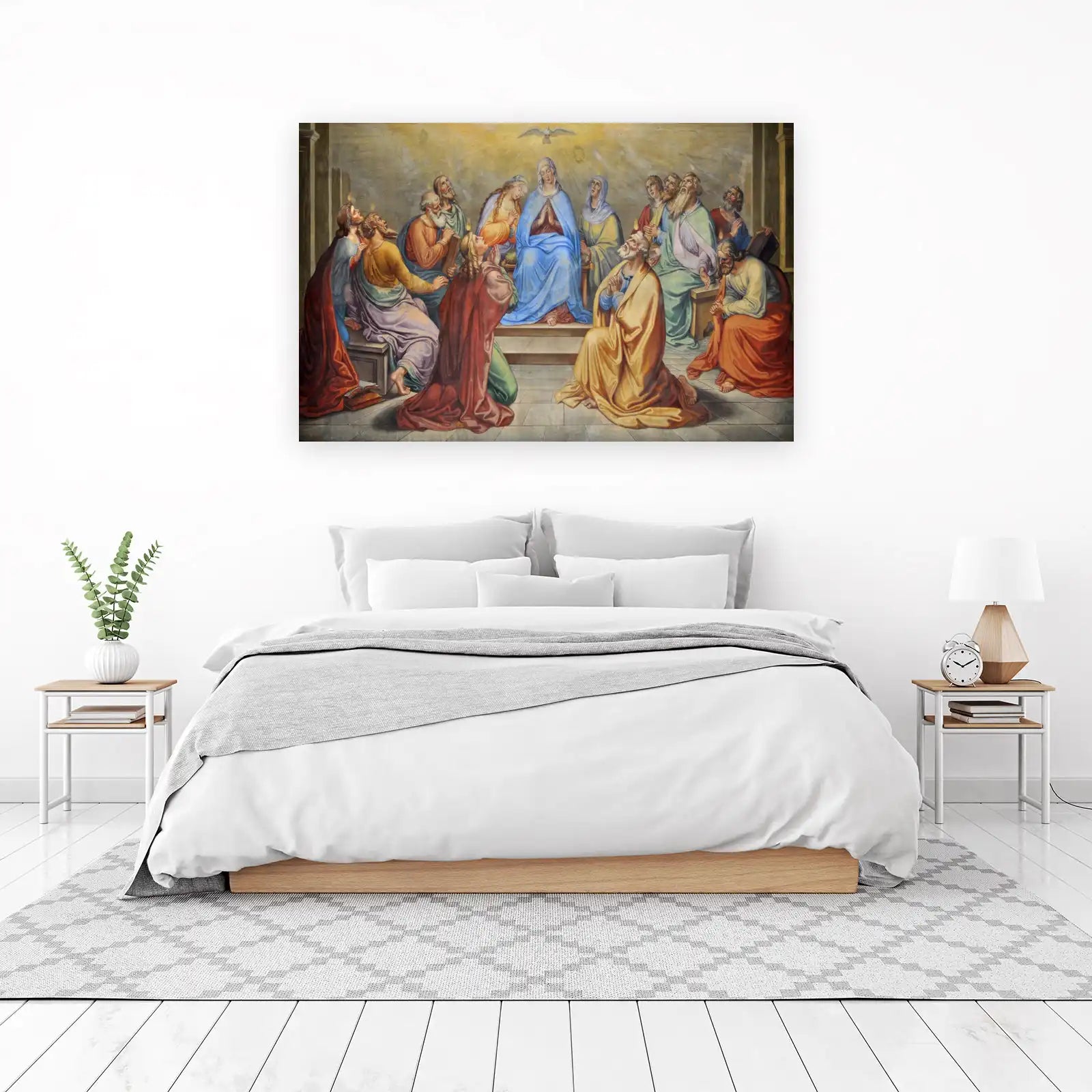 Pentecost Religious Art Madonna & Apostles Wall Art