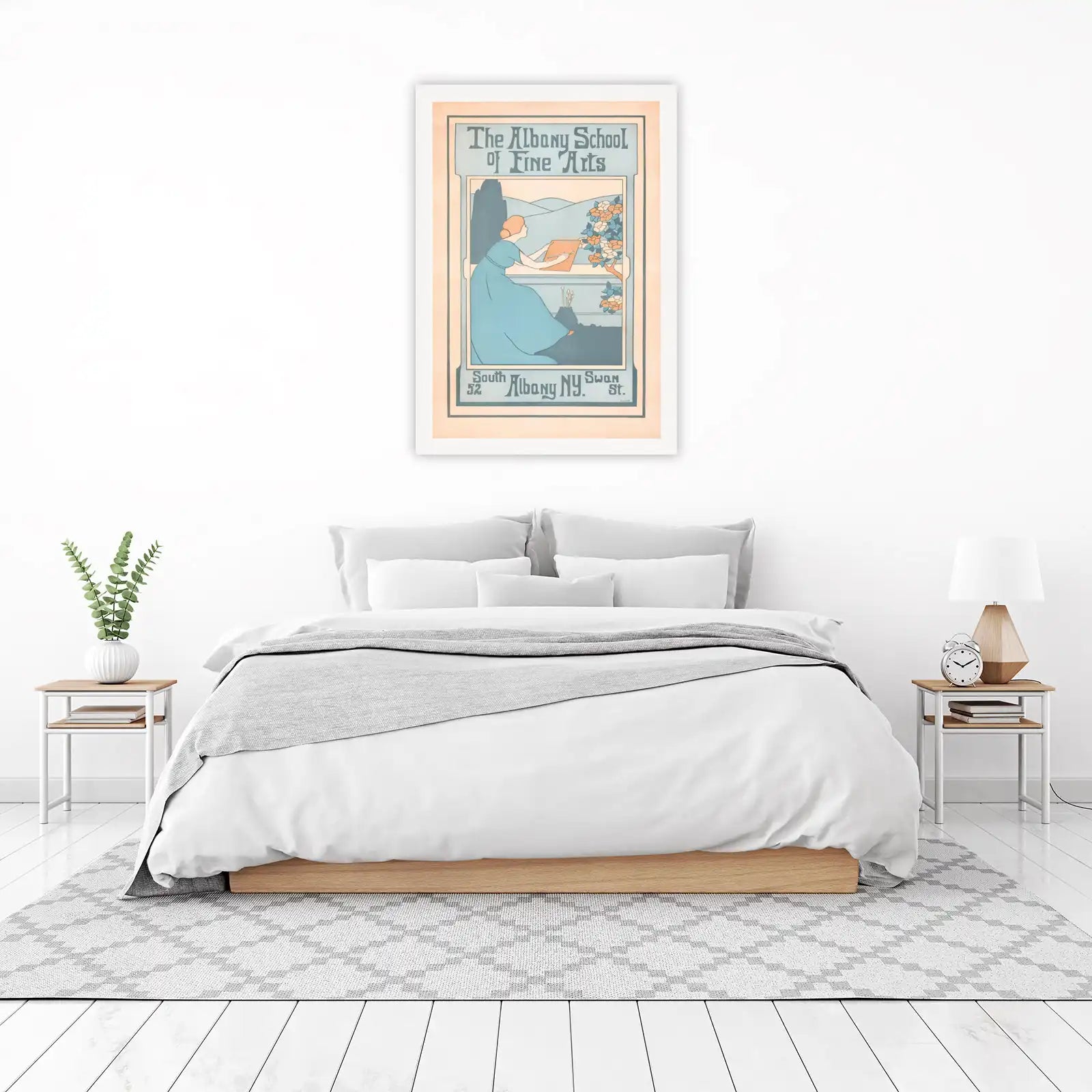 Vintage Art Class Wall Art - Albany School