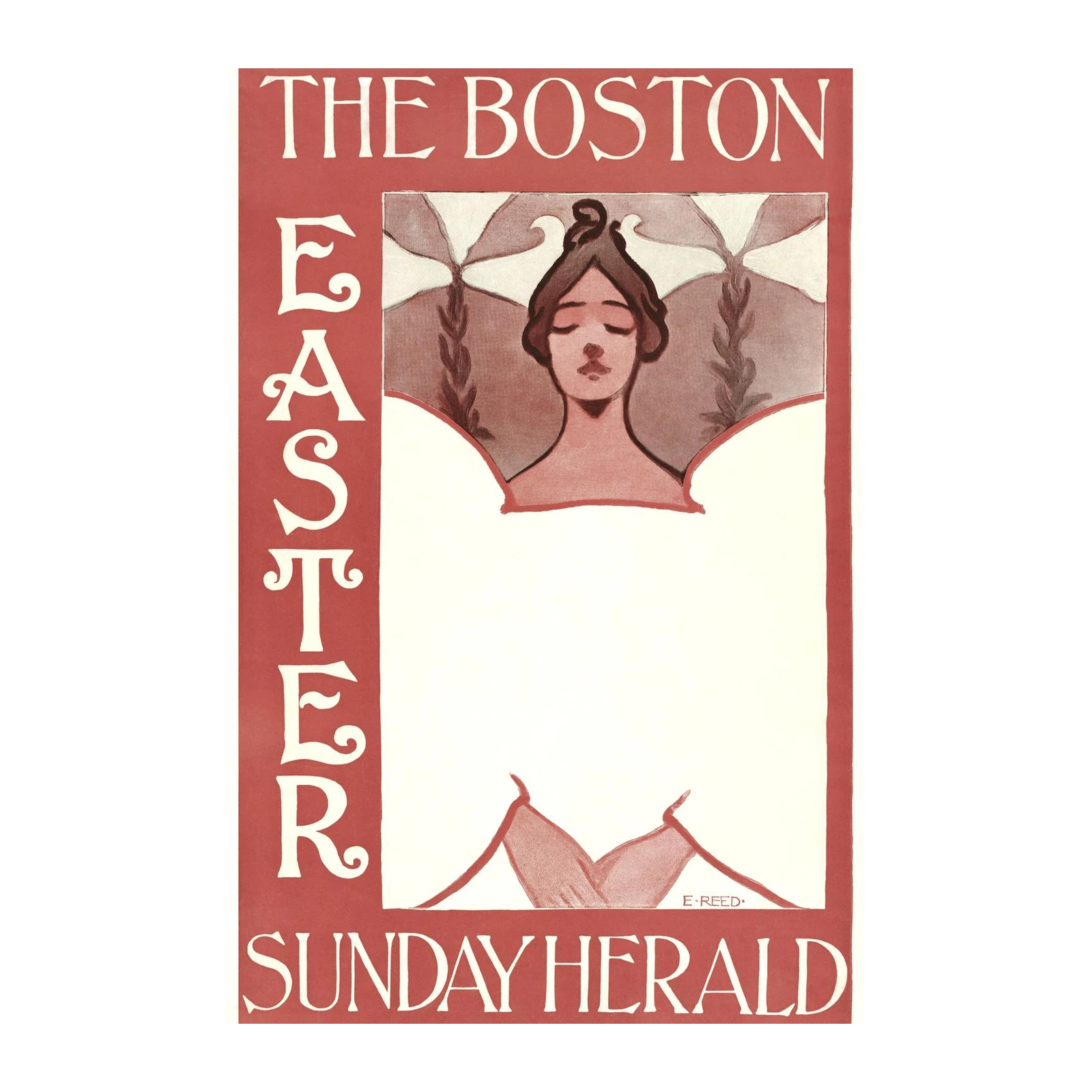 Vintage Easter Sunday Herald Poster Wall Art