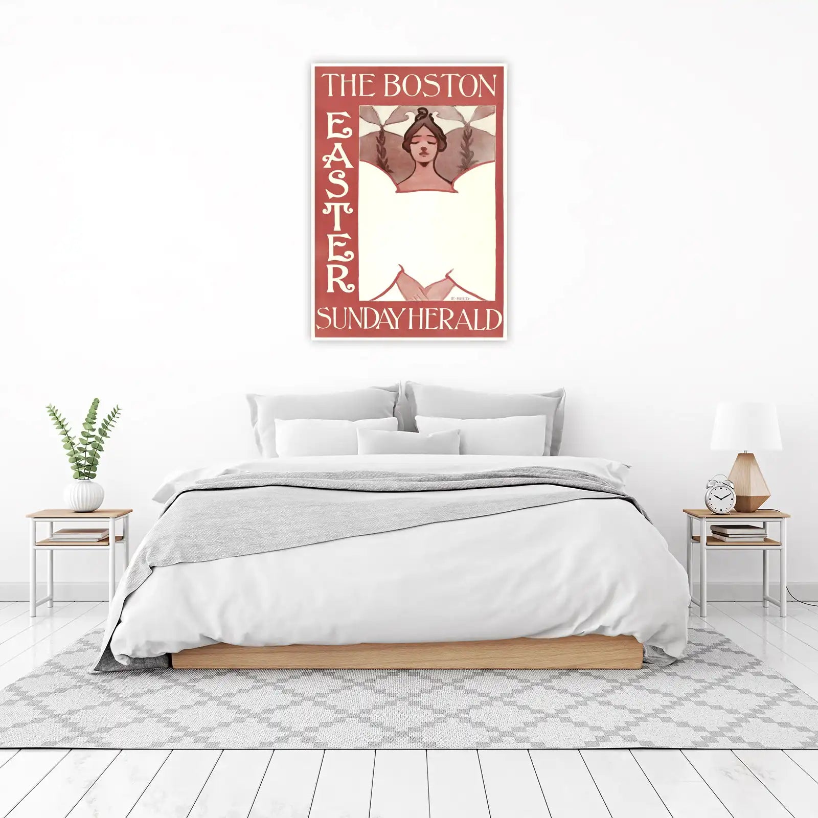Vintage Easter Sunday Herald Poster Wall Art