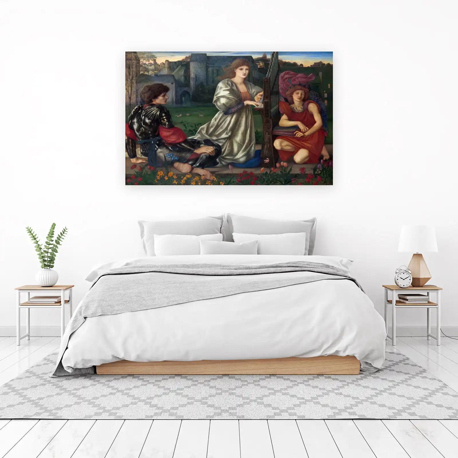 Arthurian Legend Knight Angelic Melody Wall Art