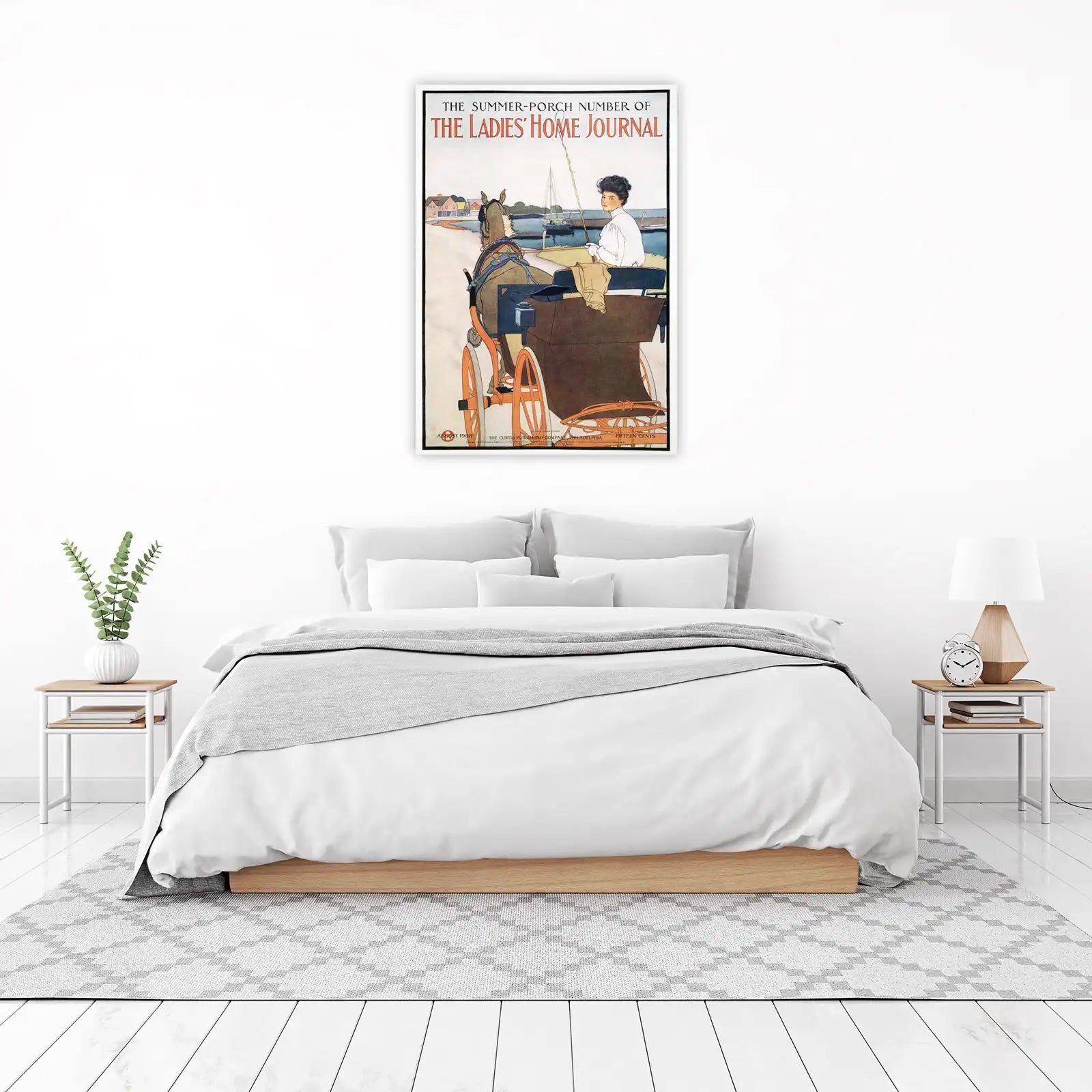 Vintage Summer Horse & Carriage Wall Art
