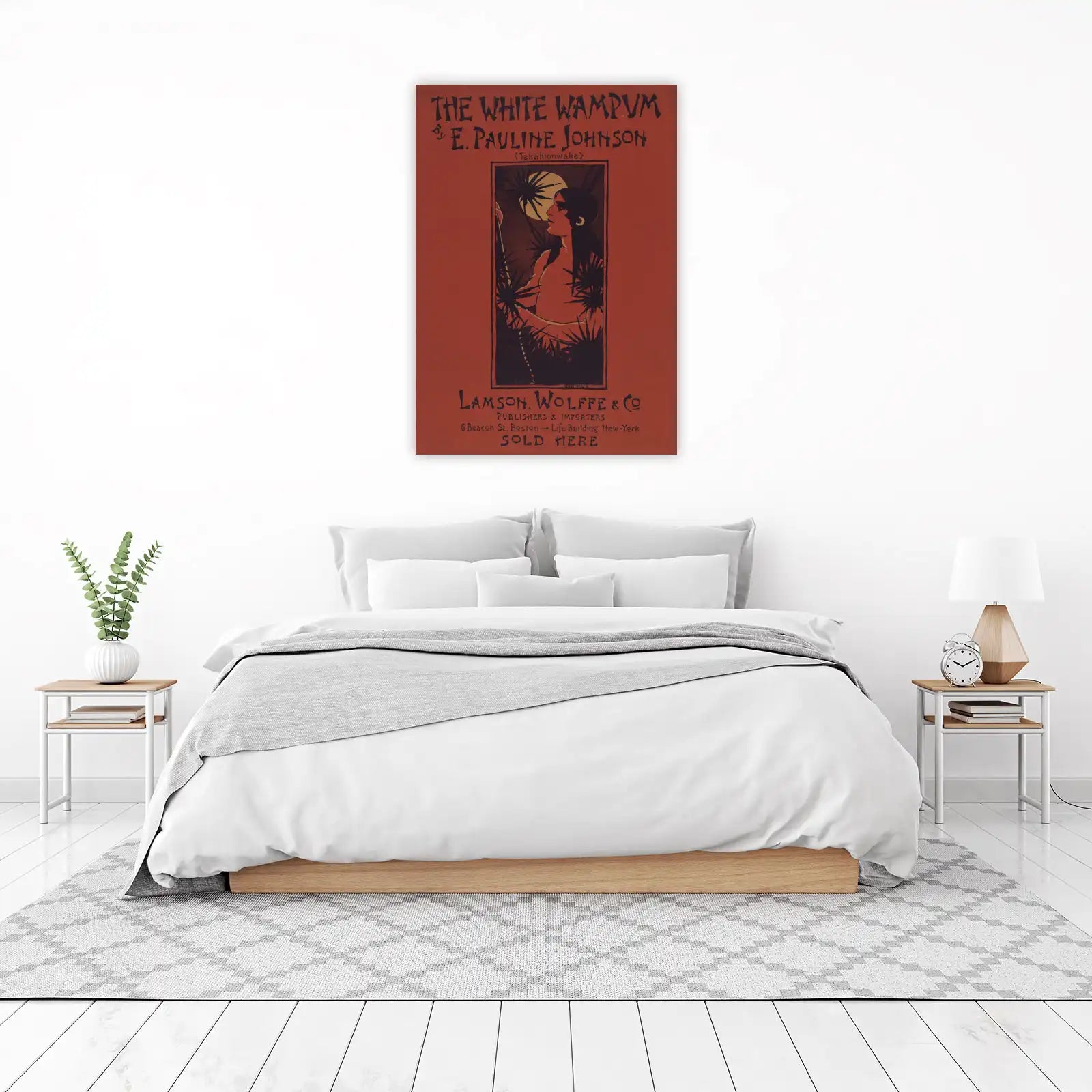 E. Pauline Johnson "The White Wampum" Wall Art