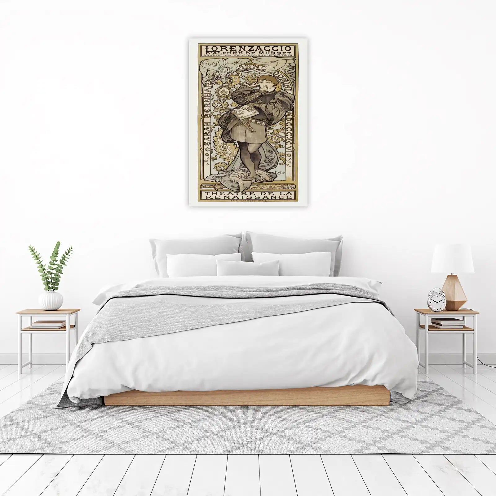 Art Nouveau "Lorenzaccio" Sarah Bernhardt Wall Art
