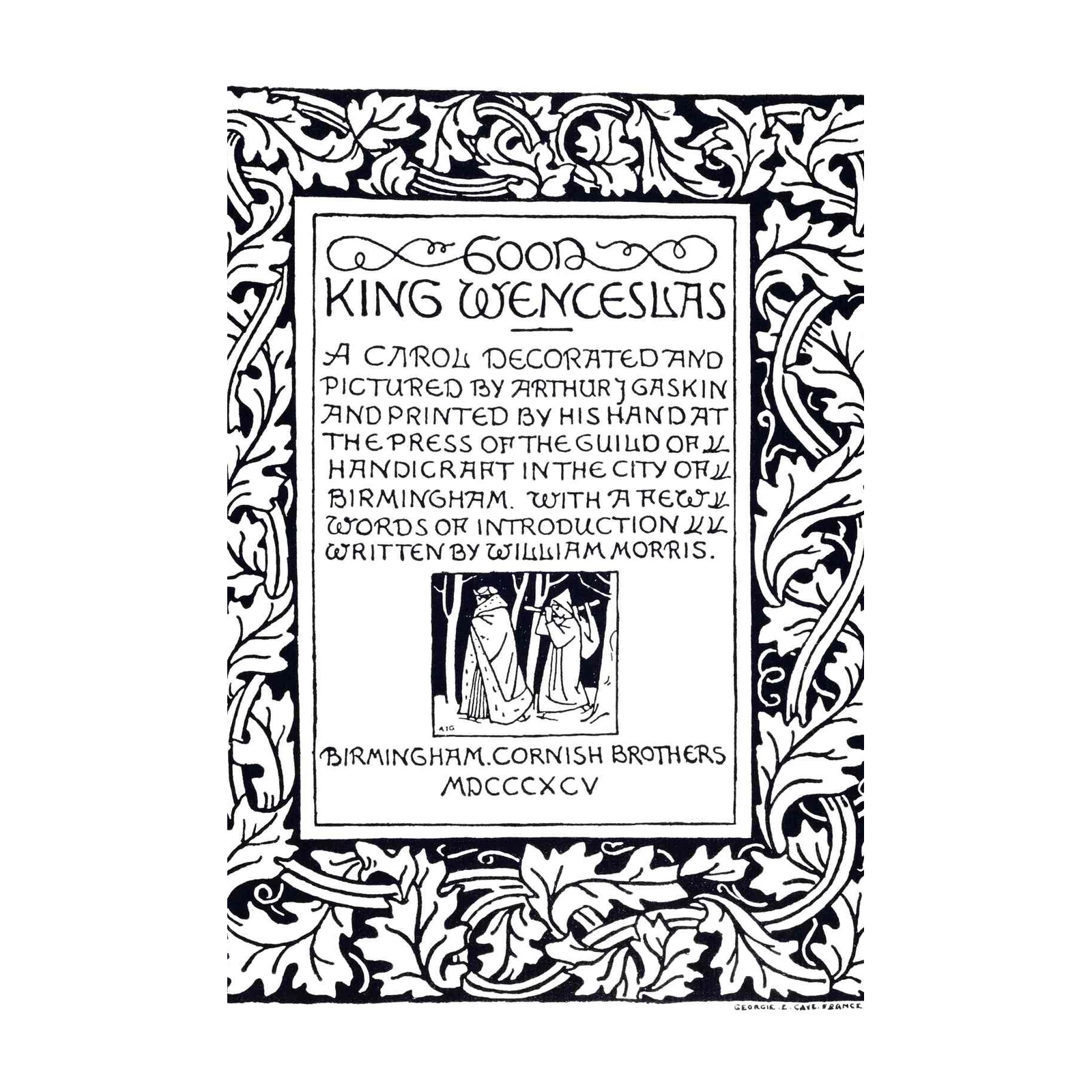 Good King Wenceslas Art Nouveau Wall Art