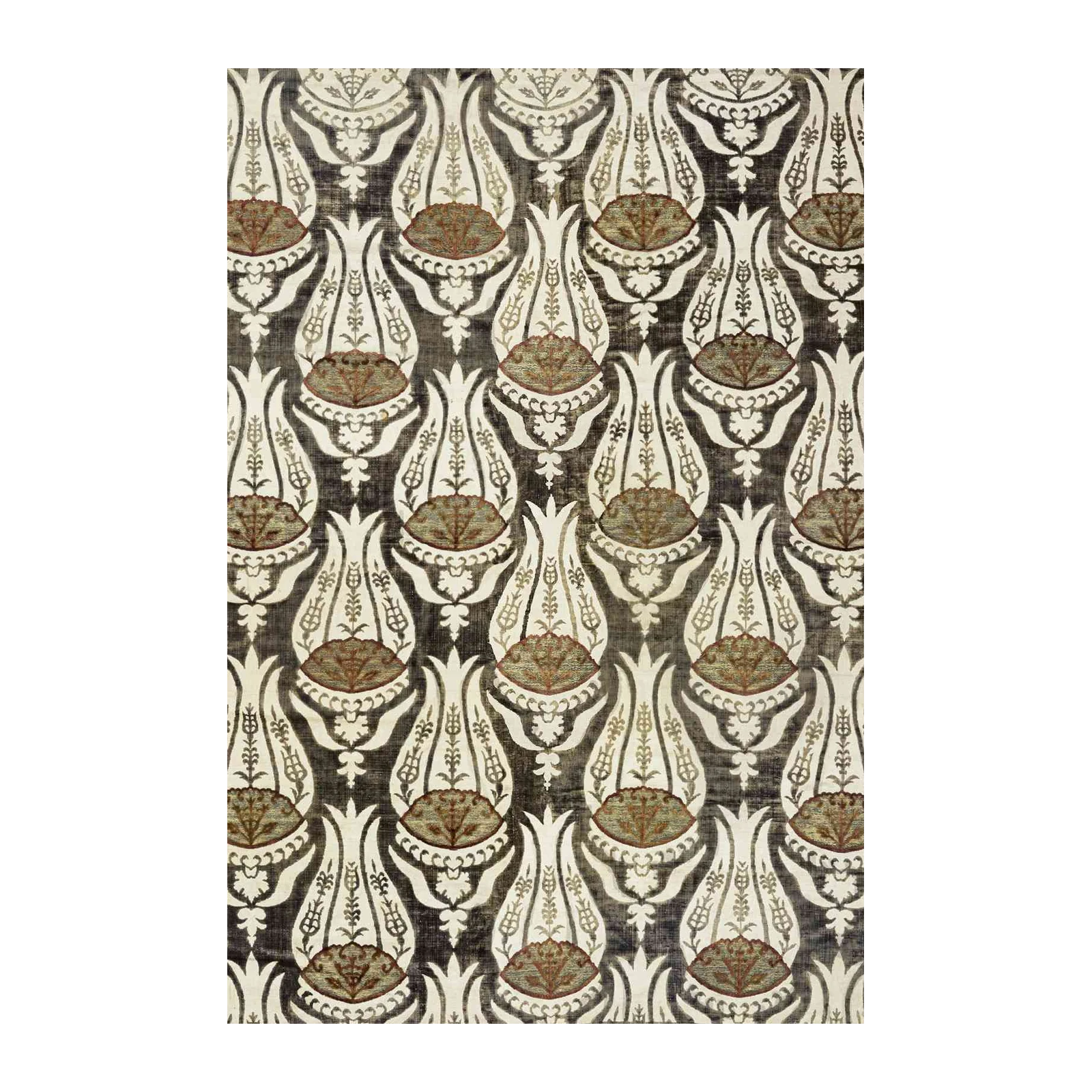 Elegant Ottoman Tulip Pattern Wall Art
